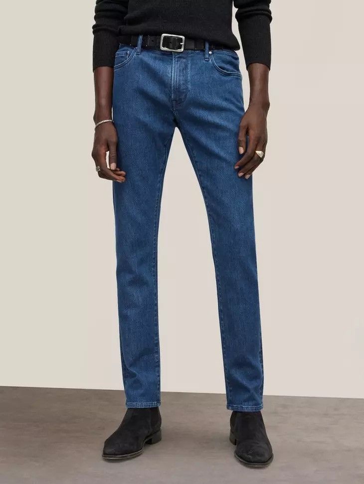 image of John Varvatos Jv702 Slim Jean. 30 in Blue, Men's