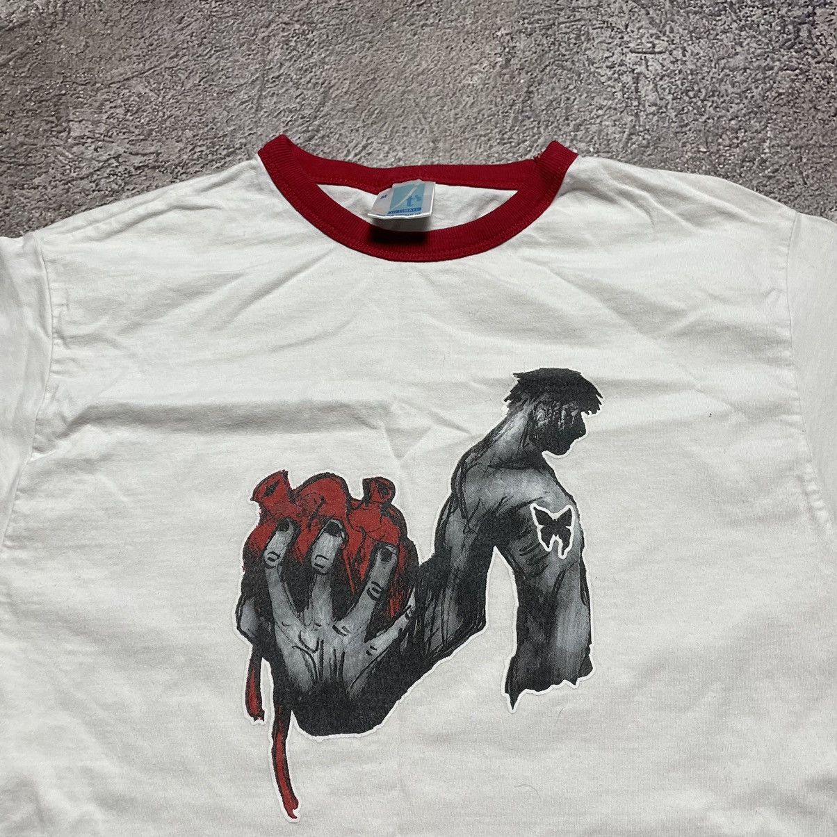 Vintage Vintage Y2K Skeleton Graphic Tee Caputo Grunge Horror Boxy M Size US M / EU 48-50 / 2 - 6 Thumbnail