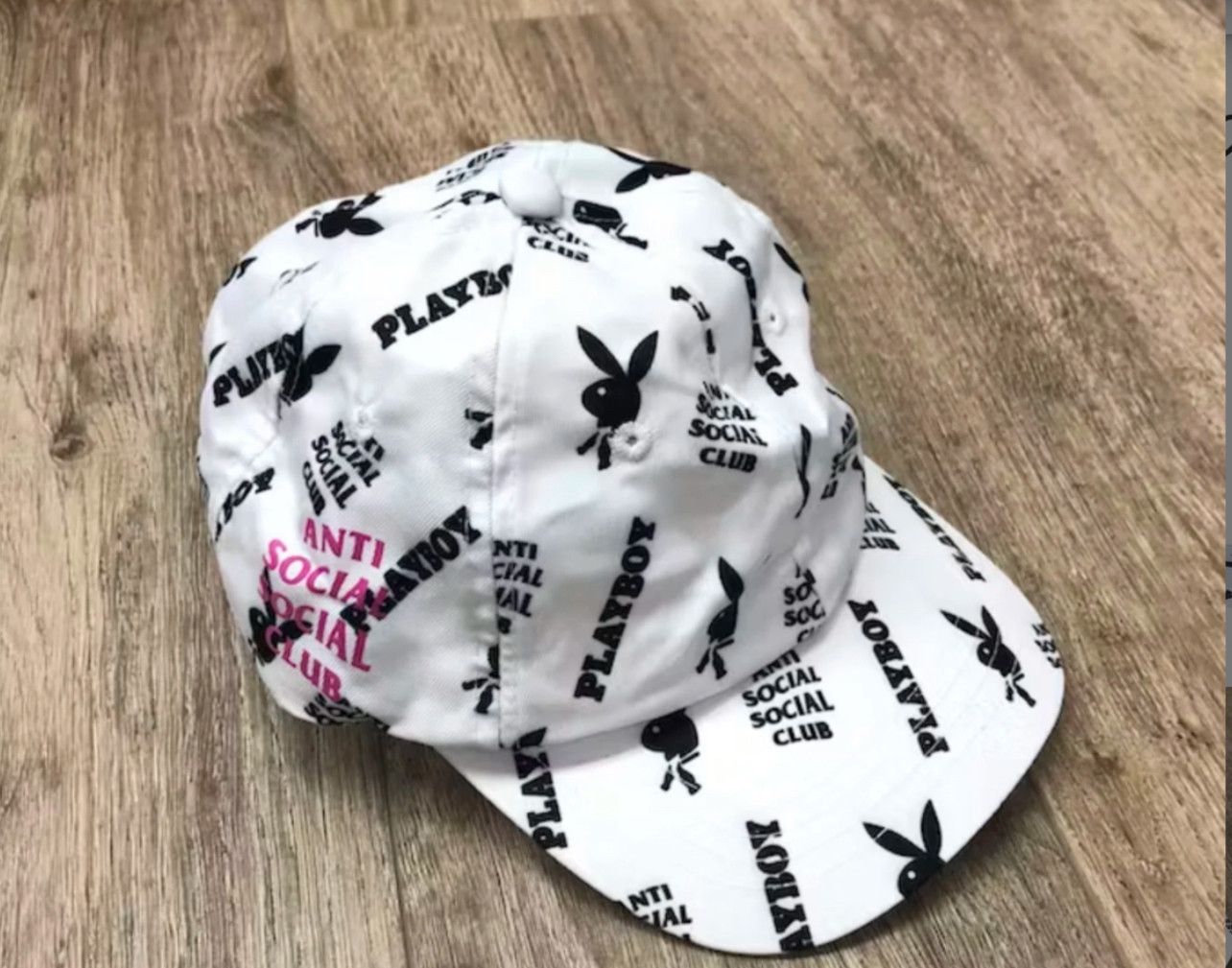 Anti Social Social Club Anti Social Social Club x Playboy Strap Back Hat RARE NEW Size ONE SIZE - 3 Thumbnail