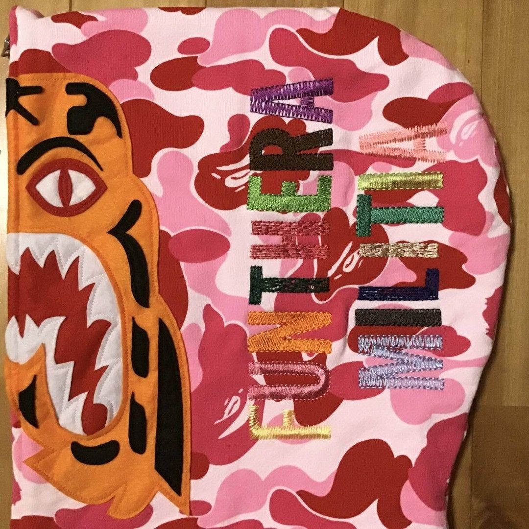 Bape BAPE ABC camo pink tiger full zip hoodie a bathing ape Size US L / EU 52-54 / 3 - 5 Thumbnail