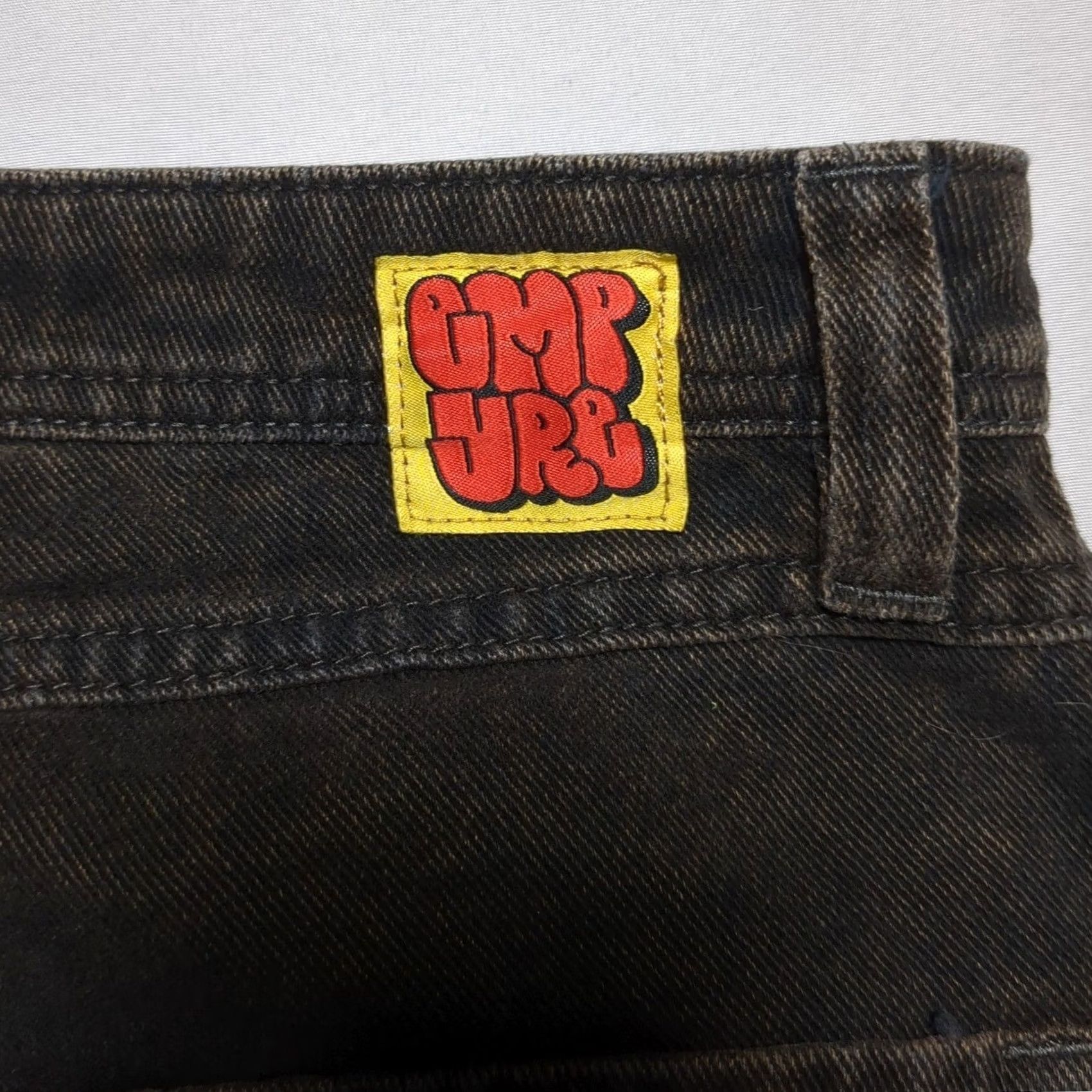 Empyre Empyre Relaxed Fit Jeans Denim Black Vintage Wash Mens 28 Streetwear Skate Pants Size US 28 / EU 44 - 3 Thumbnail