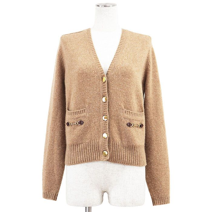 Gucci Gucci Gucci 100 percent cashmere knit cardigan Textile Tops 628412 DUTY FREE for USA Size ONE SIZE - 1 Thumbnail