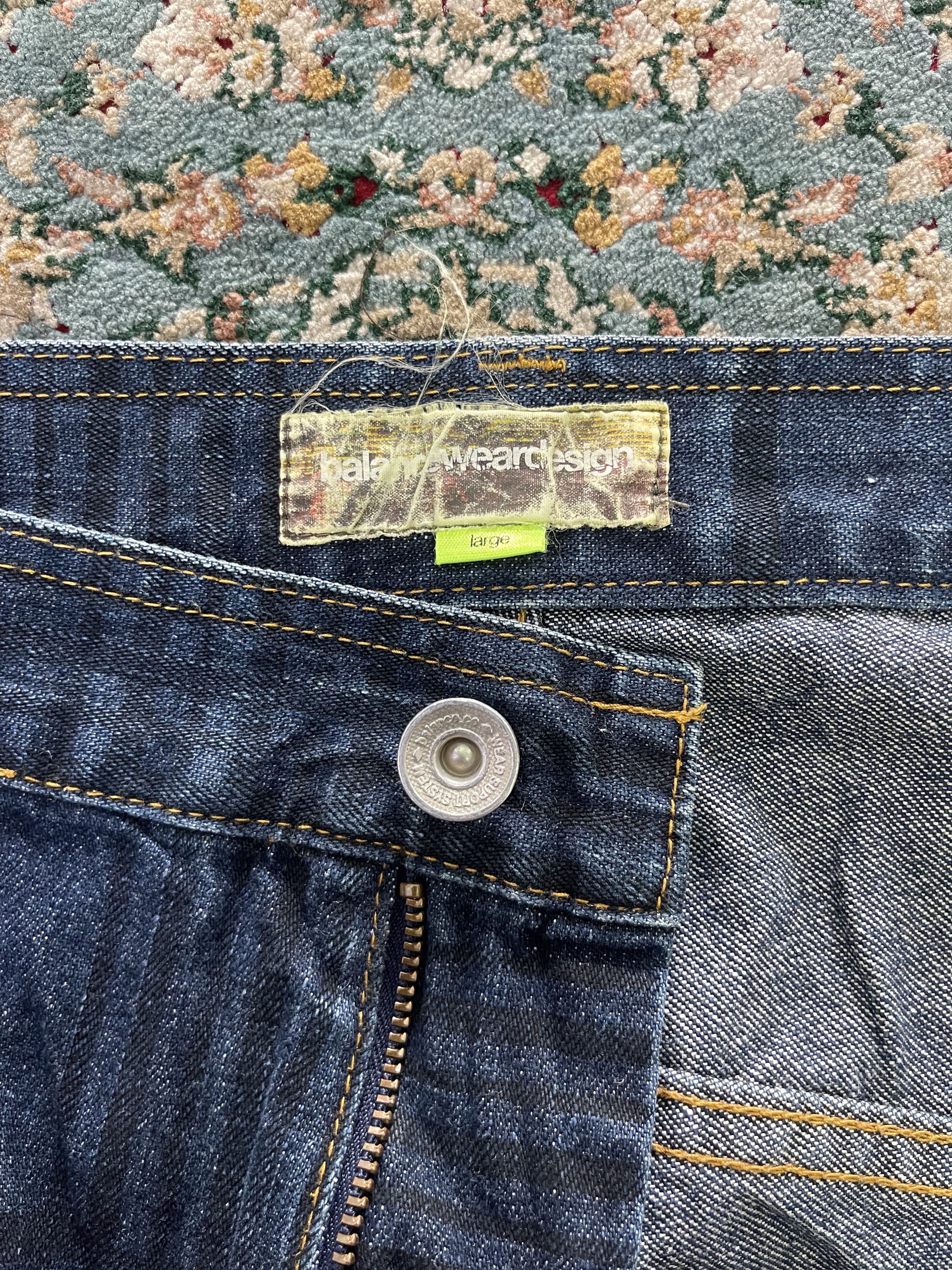 Japanese Brand Balance Wear Design Engineered Jeans Size US 35 - 7 Thumbnail