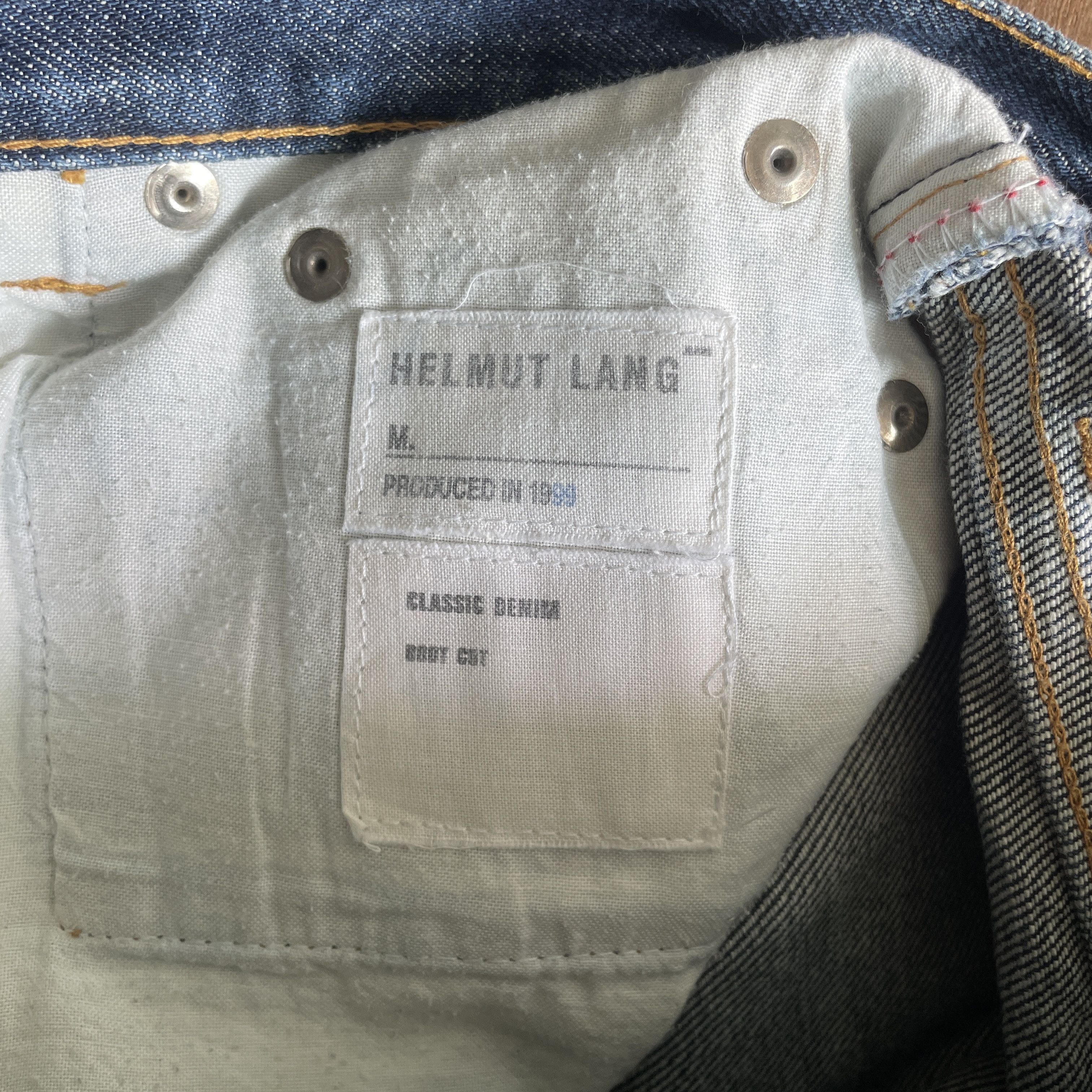Helmut Lang HELMUT LANG Classic Raw Denim Boot Cut 1999 Size US 28 / EU 44 - 4 Thumbnail
