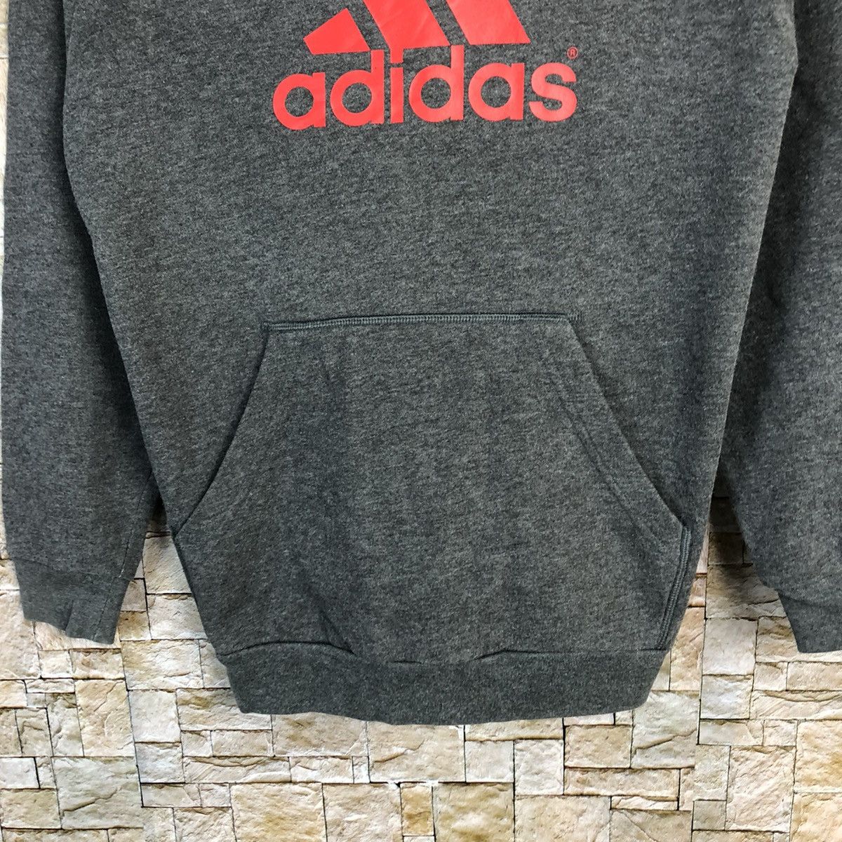 Adidas × Vintage Adidas Grey Hoodie #A258 Size US S / EU 44-46 / 1 - 6 Thumbnail