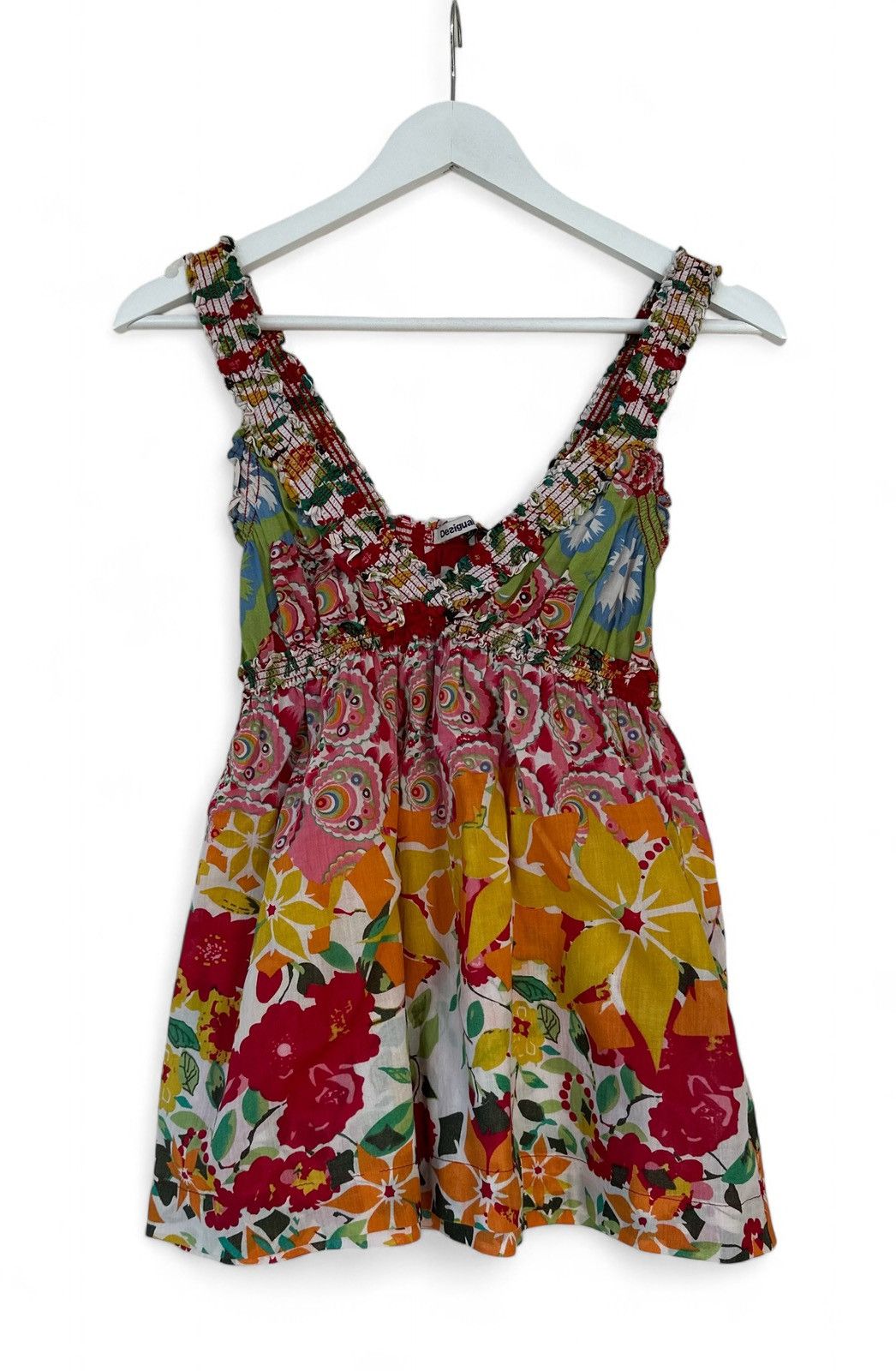 Desigual × Japanese Brand Desigual Multicolor Shirt Blouse Women's Size L Size L / US 10 / IT 46 - 1 Thumbnail