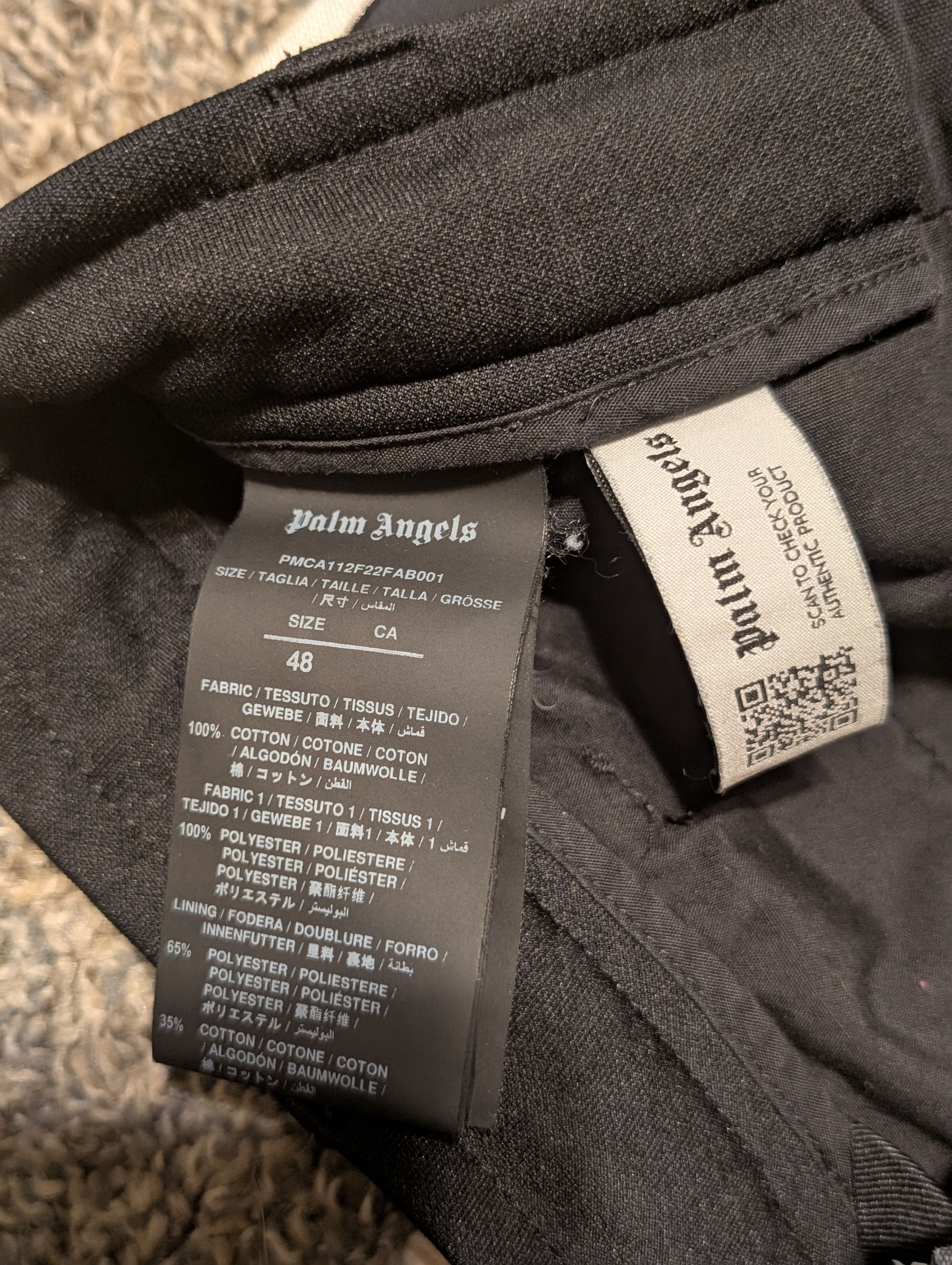 Palm Angels Side-Stripe Straight Leg Trousers Size US 32 / EU 48 - 9 Thumbnail