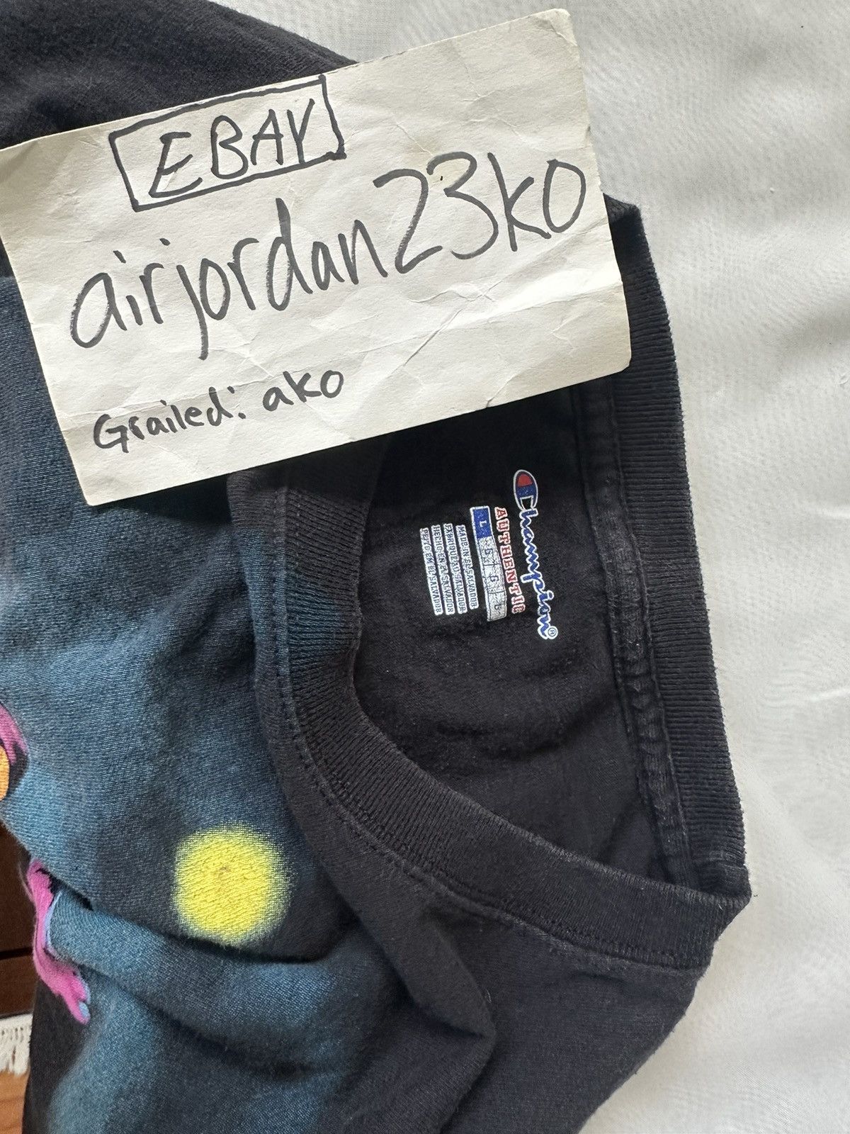 Kid Cudi Kid Cudi Virgil Abloh Passion Pain Demon Slayin 2017 Tour Size US L / EU 52-54 / 3 - 4 Thumbnail