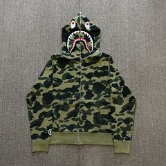 BAPE 1st Camo Shark Day Pack Green - SS18 - US