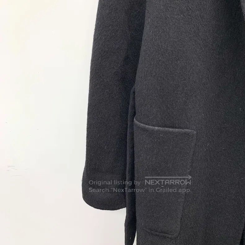 Dior Dior Black checkered wool lapel long-sleeved belt coat Size M / US 6-8 / IT 42-44 - 4 Thumbnail