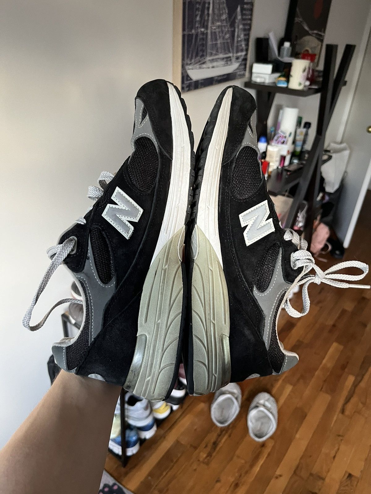 New Balance 993 made in USA miu black white