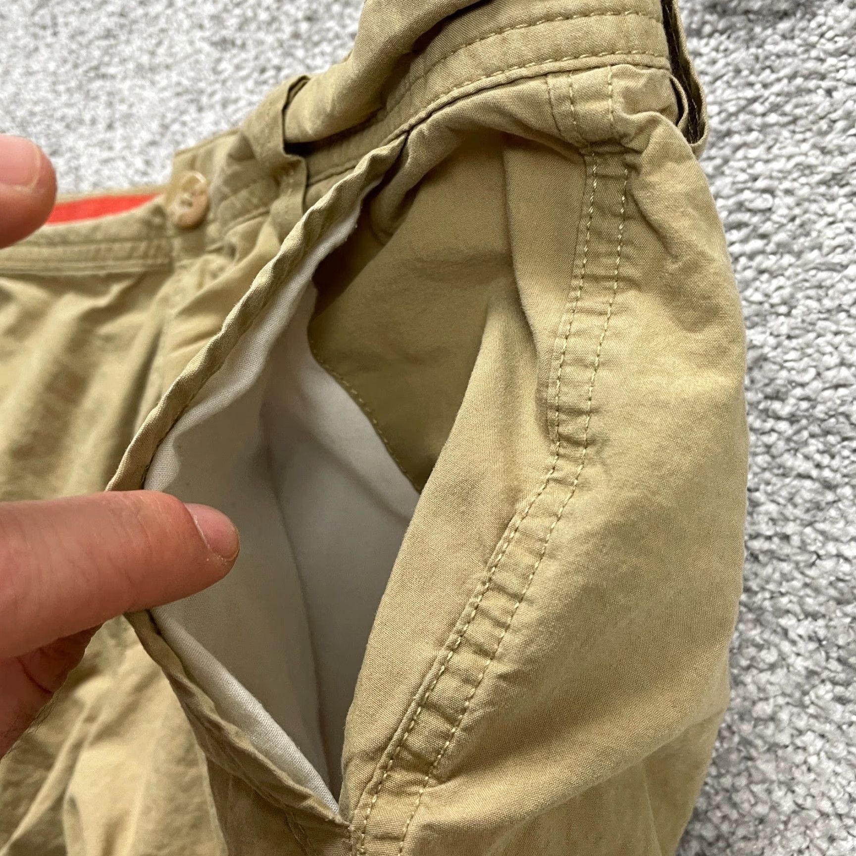 Vintage Columbia Chino Shorts Men's 32 Brown Cotton Flat Front Slash Pocket Summer Outdoor Size US 32 / EU 48 - 5 Thumbnail