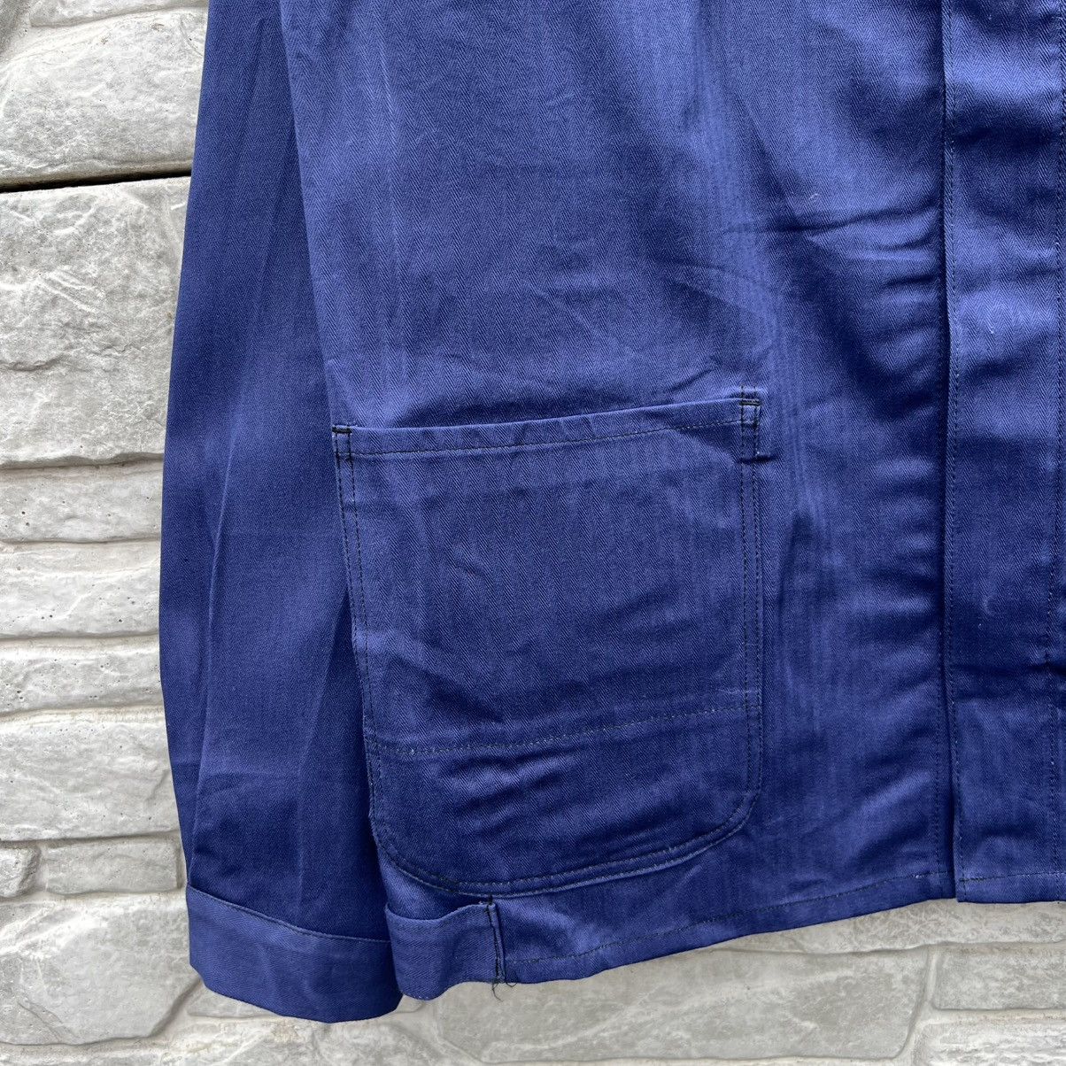 Vintage French herringbone HBT sanfor works jacket Size US M / EU 48-50 / 2 - 7 Thumbnail