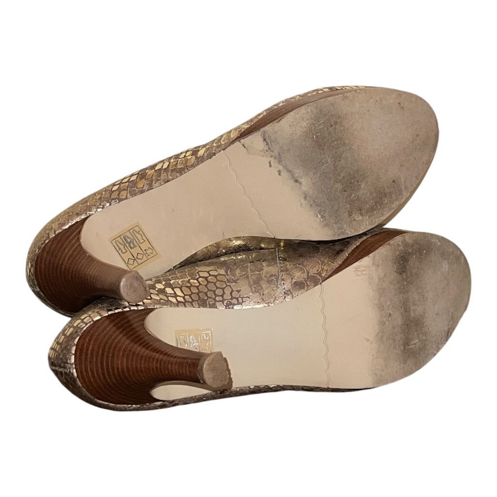 Other Moda In Pelle Gold Pumps Size 9 Size US 9 / IT 39 - 4 Thumbnail