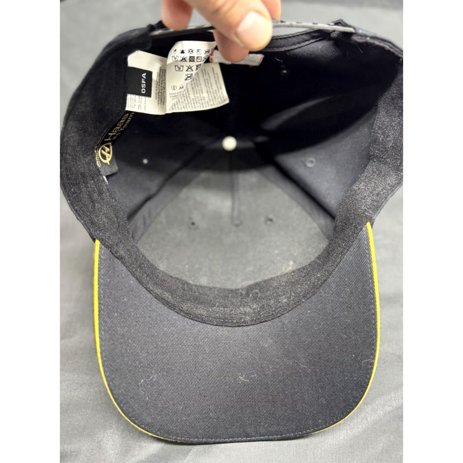 Vintage Haas F1 Team Official Kevin Magnussen 20 Baseball Cap Hat Black Red Adjustable Unisex Adults Sports Baseball Cap Hat Size ONE SIZE - 4 Thumbnail