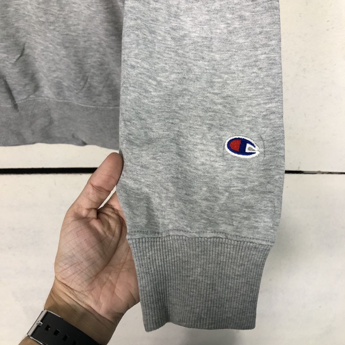 Japanese Brand 📌Vintage Sweatshirt Champion Big Logo Size US L / EU 52-54 / 3 - 13 Thumbnail