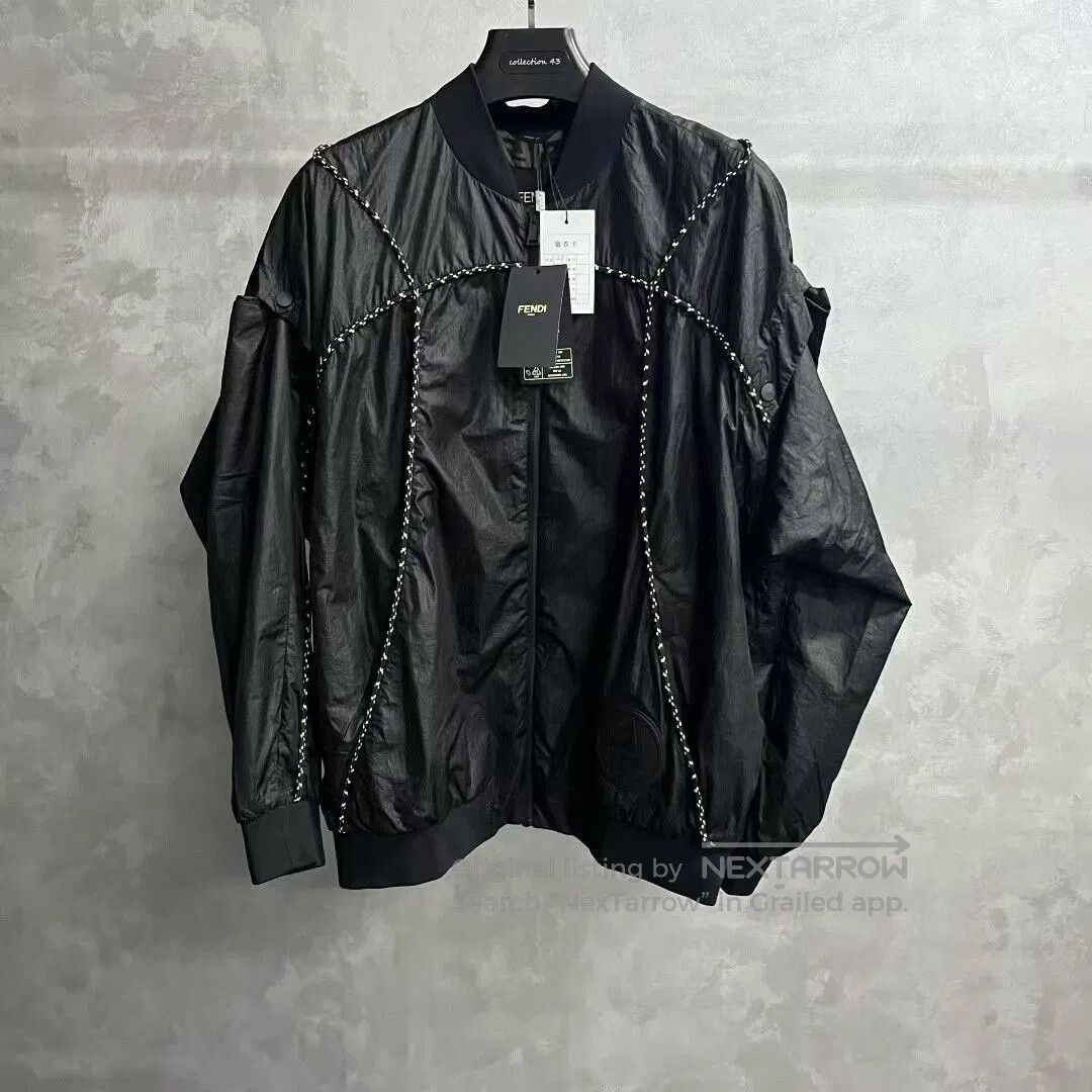 Fendi black detachable sleeve jacket from fendi. Size US M / EU 48-50 / 2 - 1 Thumbnail