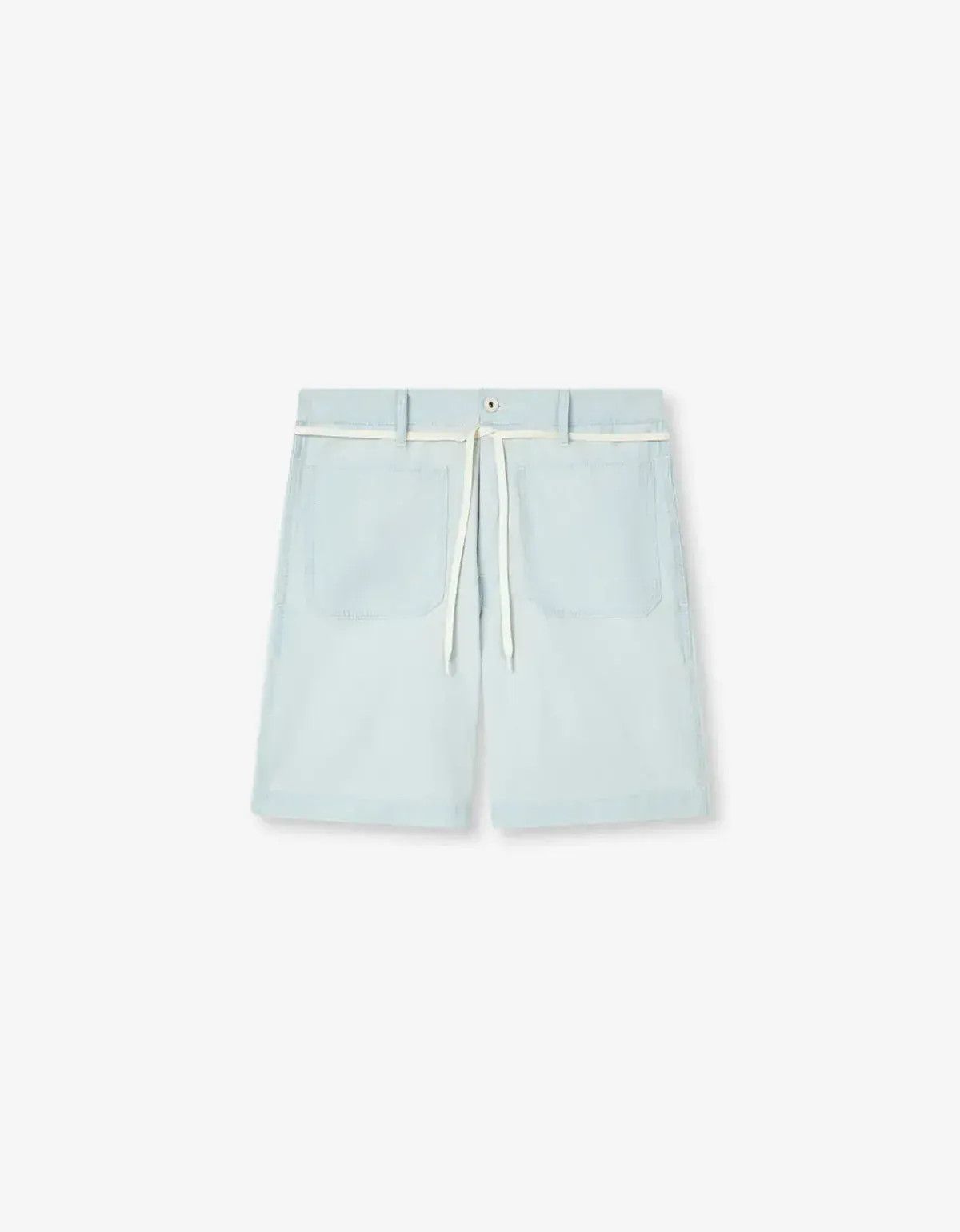 Kenzo Kenzo Blue Stone Bleach Chambray Short Size US 34 / EU 50 - 1 Thumbnail