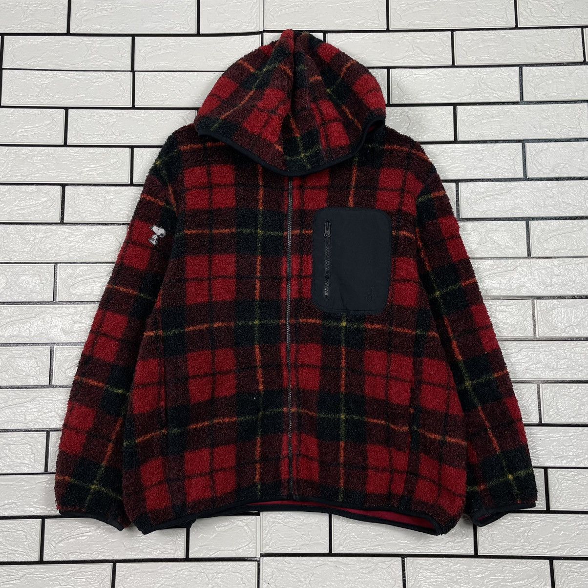 JW Anderson × Uniqlo Uniqlo x JW Anderson Tartan Hooded Deep Pile Jacket Size US XL / EU 56 / 4 - 1 Thumbnail