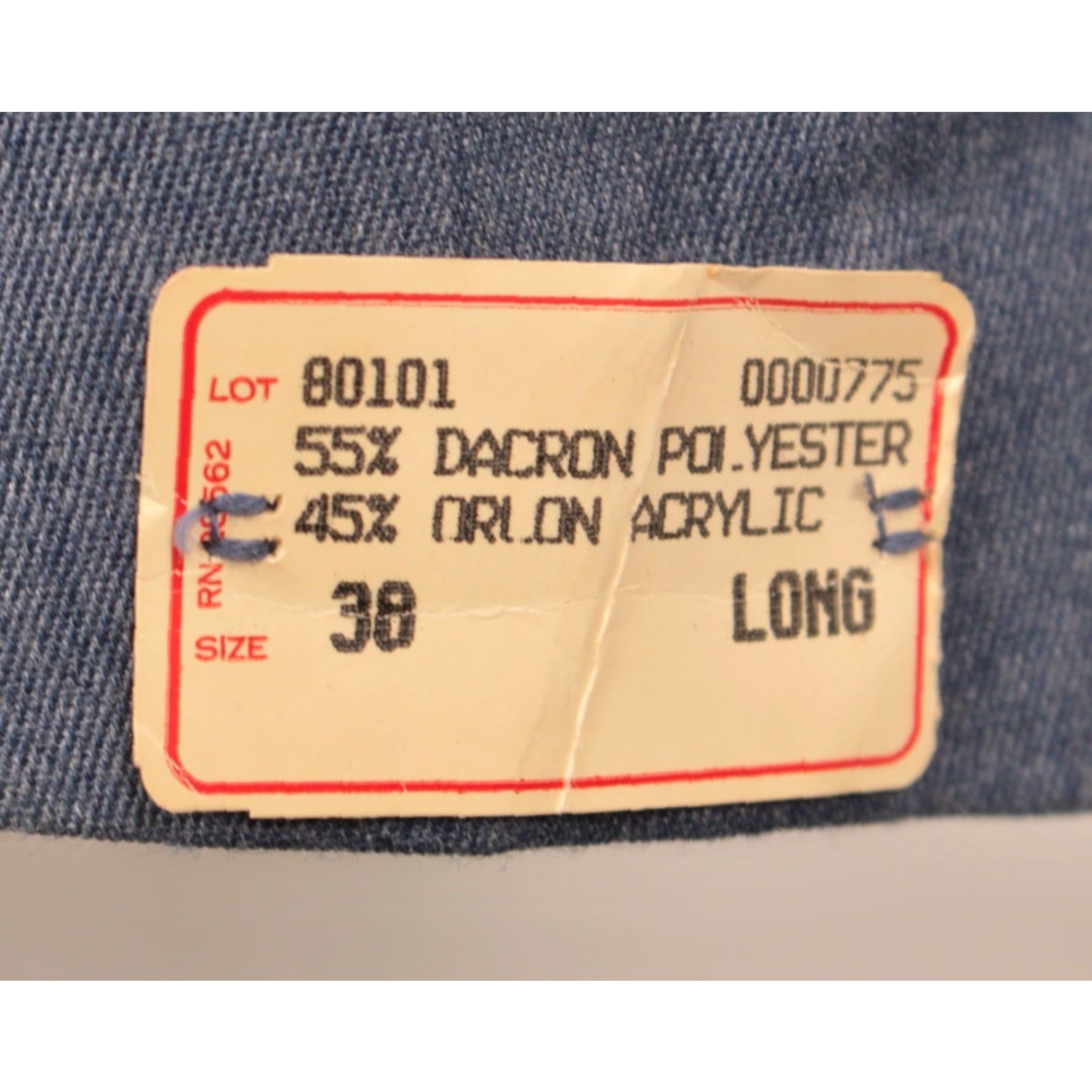 Vintage VTG NOS 70s Postal Carrier Jacket Blue US Nylon 38 Long Mens Mens Medium 1970s Mail Jacket Size US XXS / EU 40 - 5 Thumbnail
