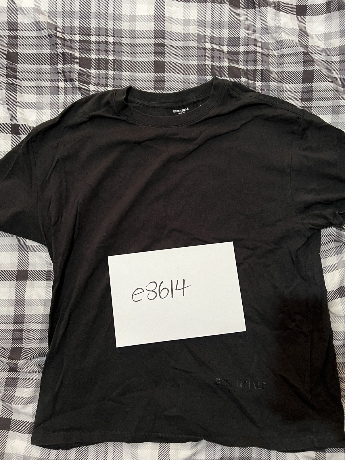 image of Essentials Black 3M T-Shirt, Men's (Size Medium)