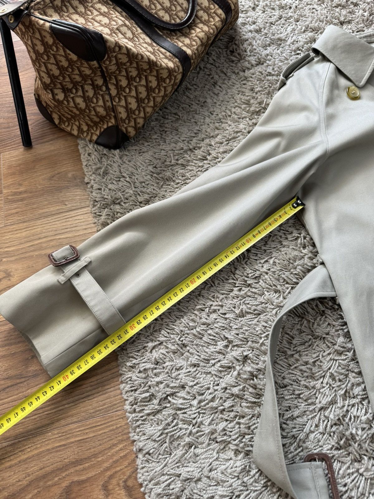 Burberry × Vintage Vintage trench coat Burberry original luxury streetwear item Size M / US 6-8 / IT 42-44 - 7 Thumbnail