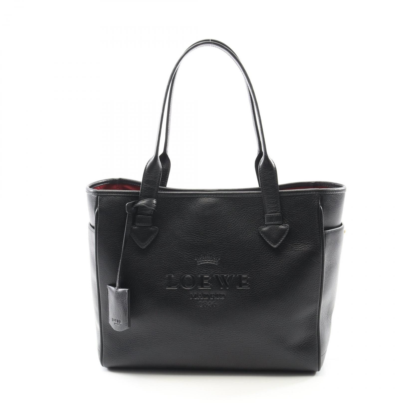 Loewe Loewe Loewe Heritage Leather Tote Bag Leather Tote Bag DUTY FREE for USA Size ONE SIZE - 1 Thumbnail