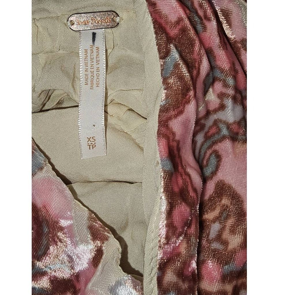 Free People New Free People All The Time Velvet Mini Dress $168 XS Pink Size XS / US 0-2 / IT 36-38 - 8 Thumbnail