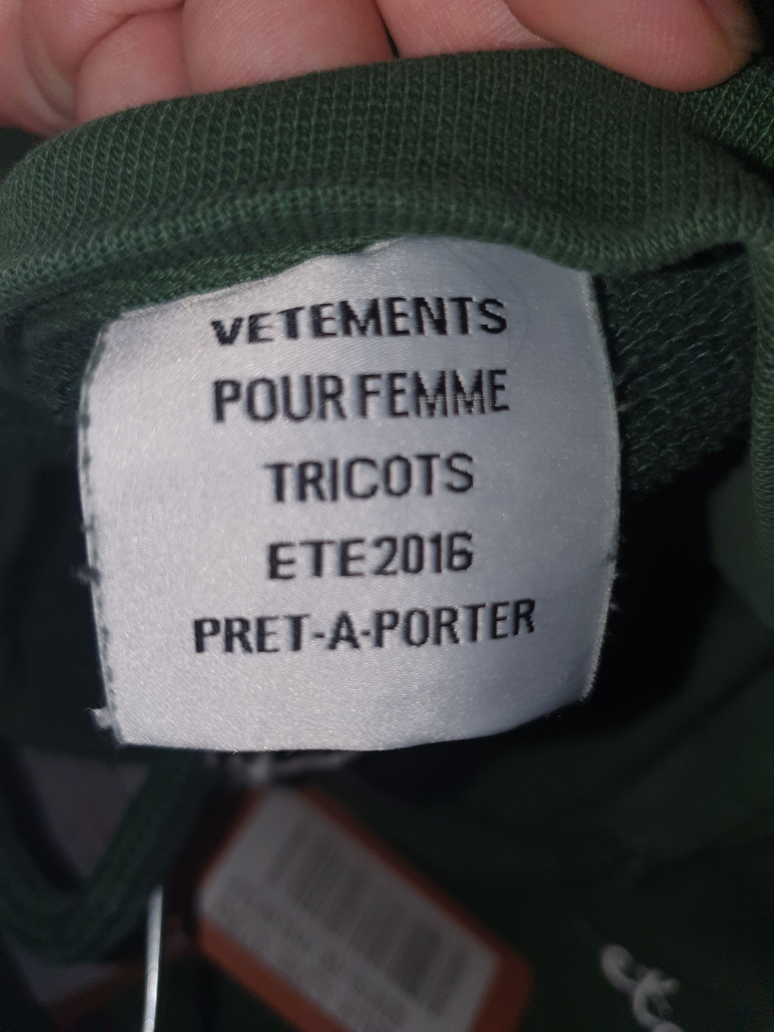 Vetements Vetements polizei reversible hoodie Size US L / EU 52-54 / 3 - 4 Thumbnail