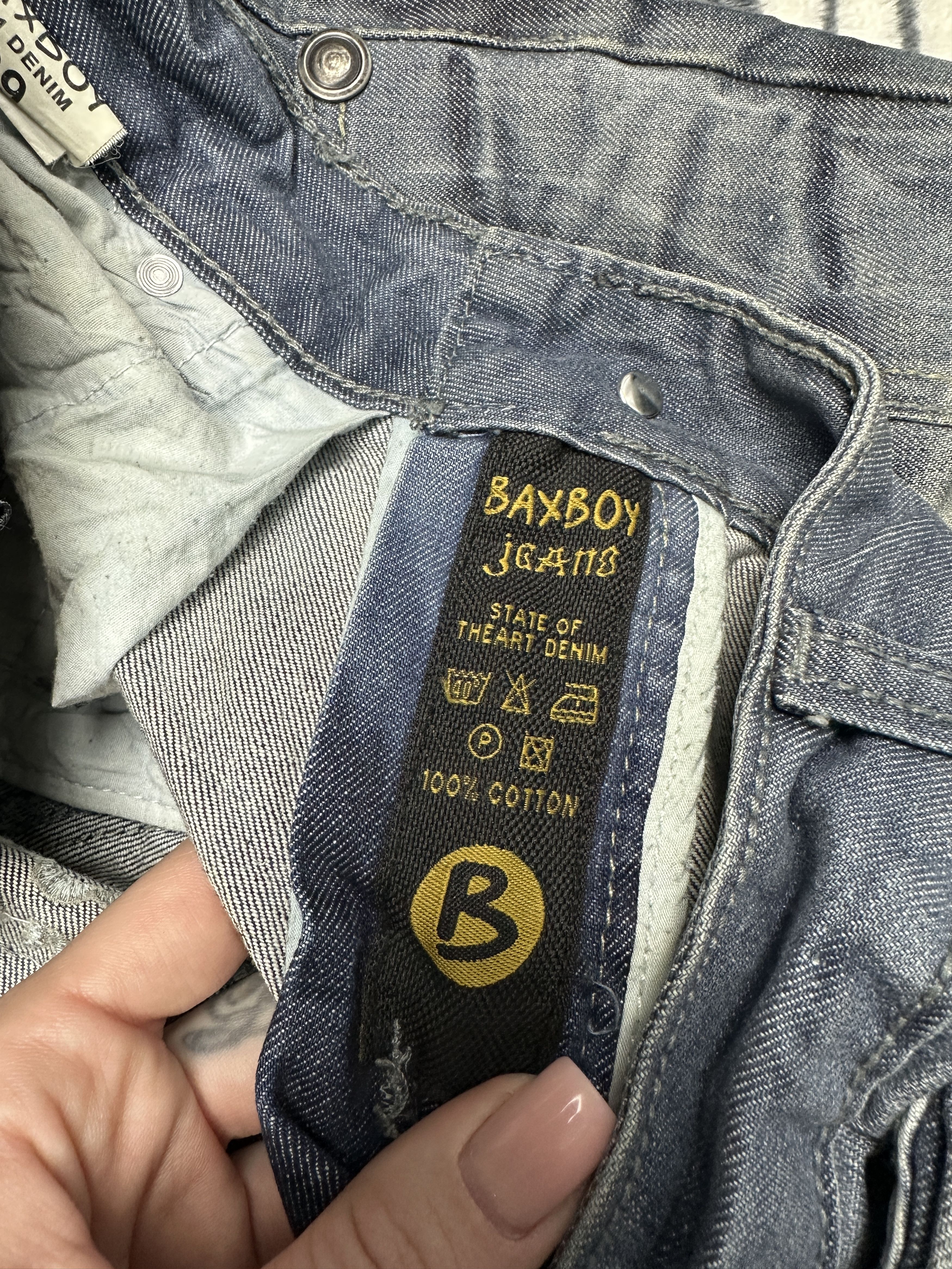 If Six Was Nine Baxboy Vintage Mens Denim Pants Baggy Jeans Size US 29 - 9 Thumbnail