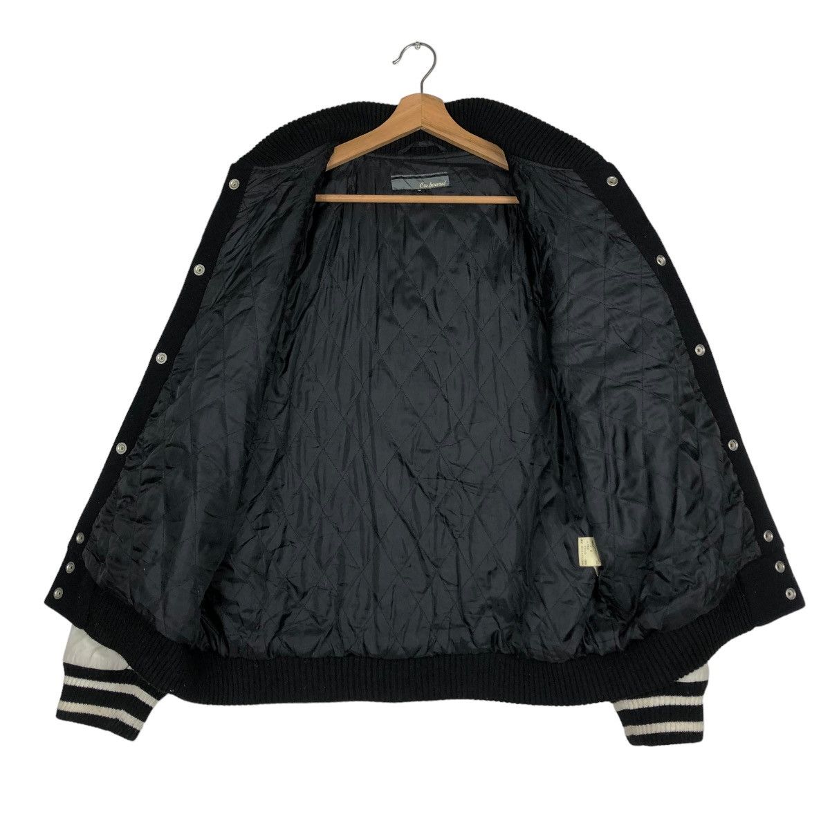 Hysteric Glamour 🔥VINTAGE VARSITY JACKET LEATHER ONBOARD EMBROIDERY BIG LOGO Size US M / EU 48-50 / 2 - 10 Thumbnail