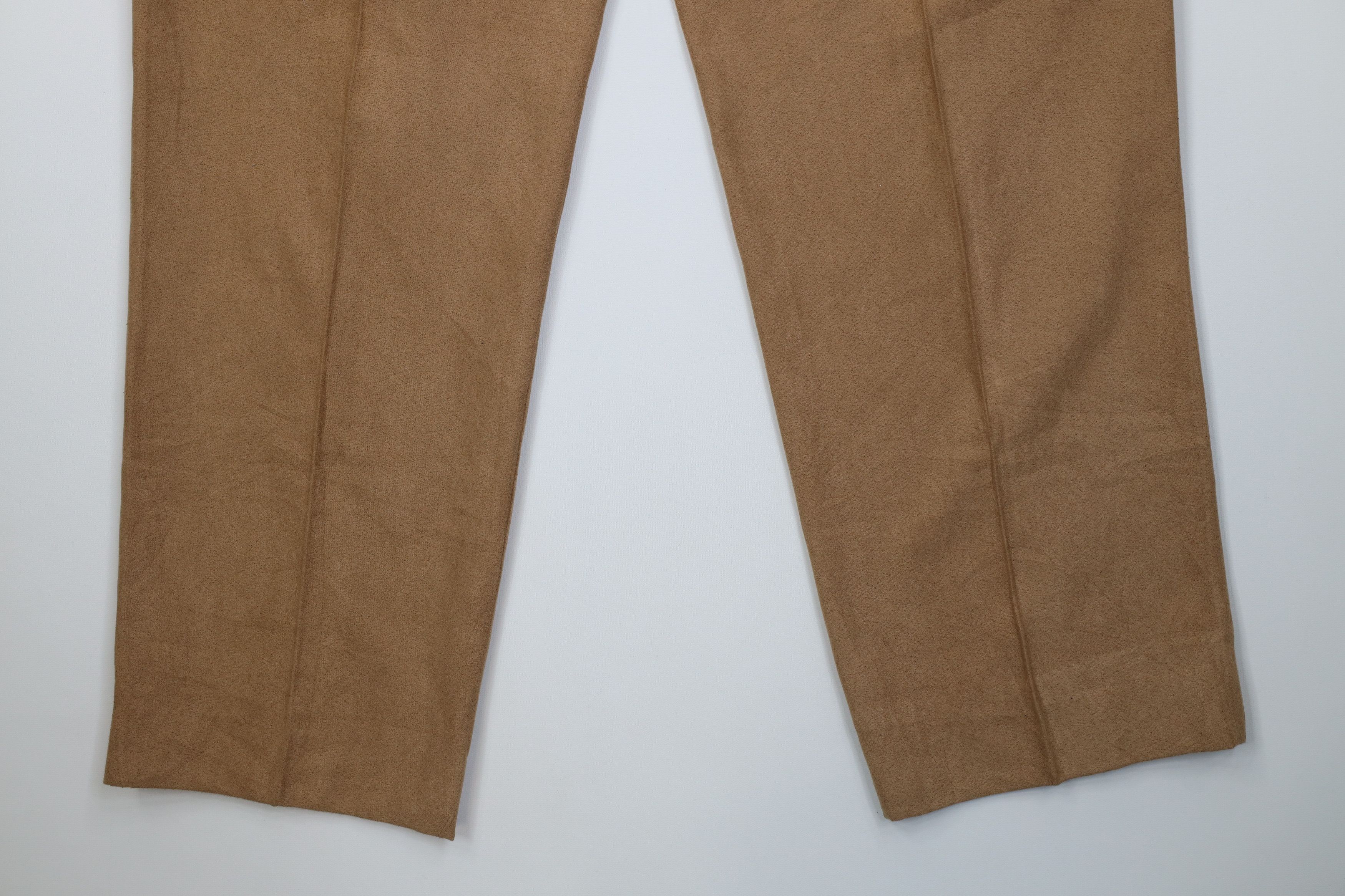 Vintage Vintage 90s Streetwear Microfiber Wide Leg Cargo Pants Brown Size US 32 / EU 48 - 11 Thumbnail