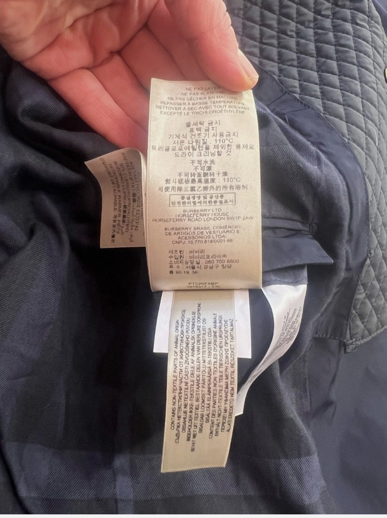Burberry Burberry Lightweight Jacket Blazer Navy Removable Liner Size US S / EU 44-46 / 1 - 17 Thumbnail