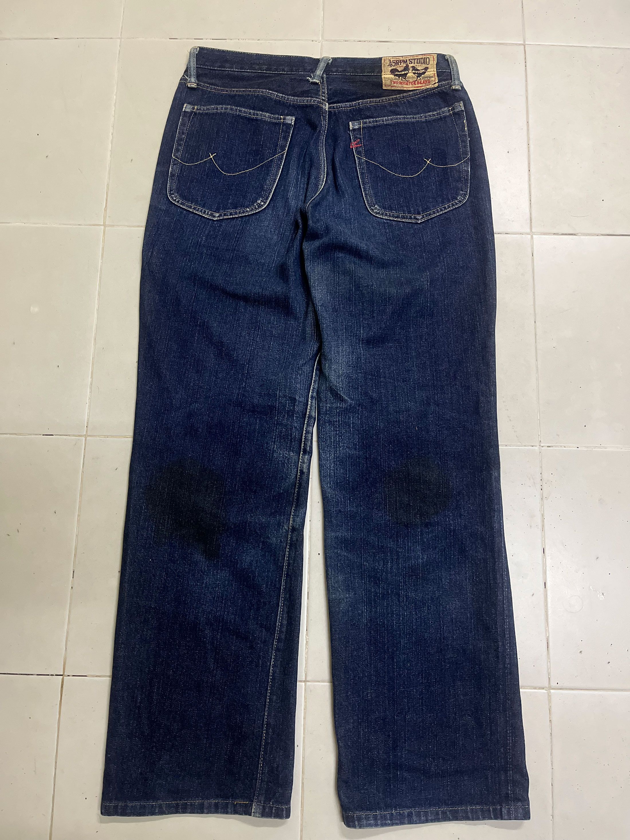 45rpm 45rpm Zipper Fly Jeans Washed Faded Orslow Kapital Styles Size US 31 - 5 Thumbnail