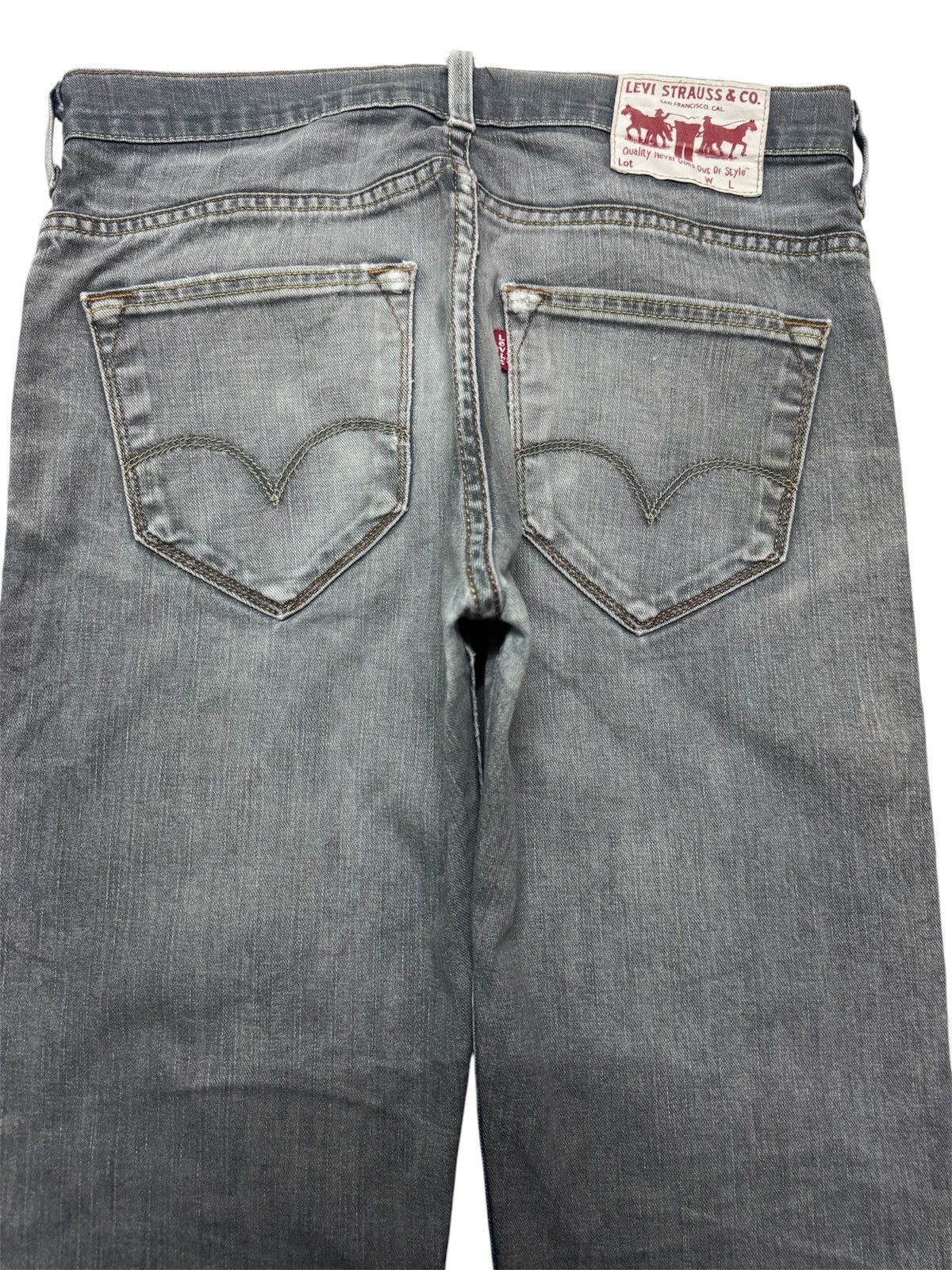 Levi's THRASHED VINTAGE Y2K LEVI'S STONED WASHED DISTRESSED Size US 31 - 15 Thumbnail