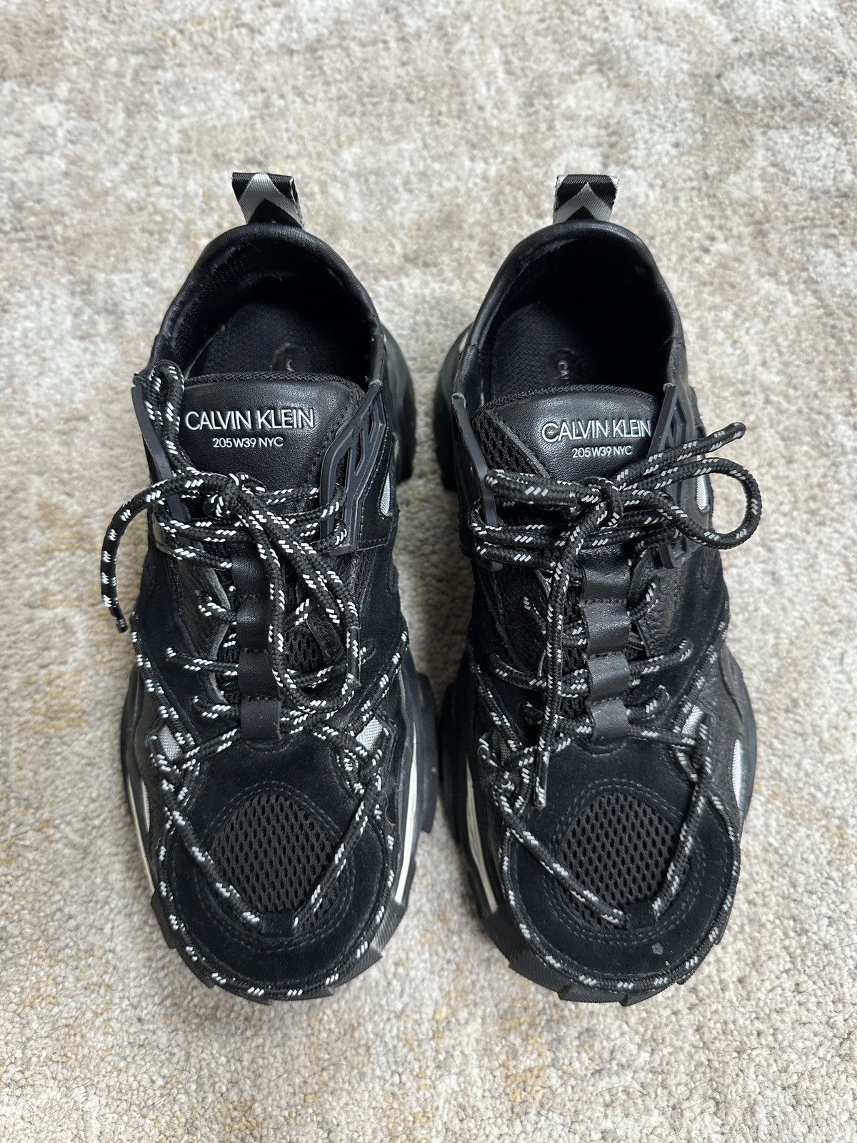 Calvin Klein 205W39NYC Calvin Klein 205W39NYC Leather Sneakers Size US 8 / EU 41 - 6 Thumbnail