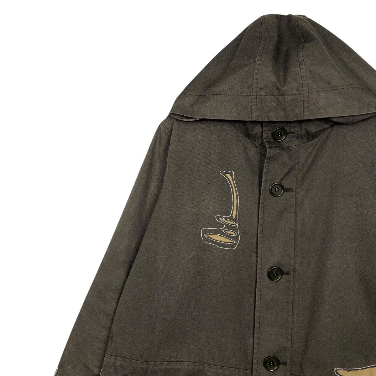 Issey Miyake 📌Vintage Parka Jacket Patch Work Design Plantation Japan Size US M / EU 48-50 / 2 - 8 Thumbnail