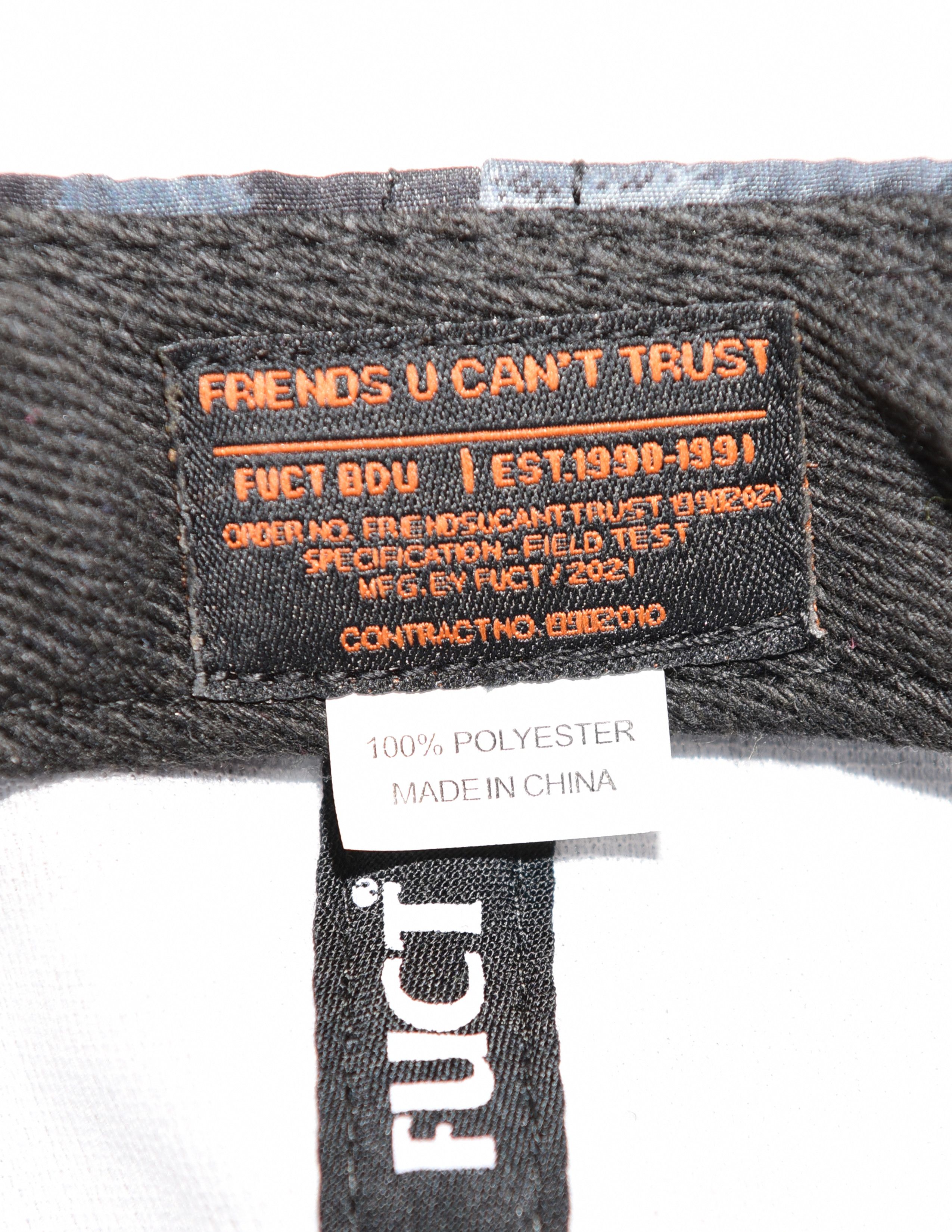 FUCT FUCT OCP Tactical Camo Hat Size ONE SIZE - 3 Thumbnail