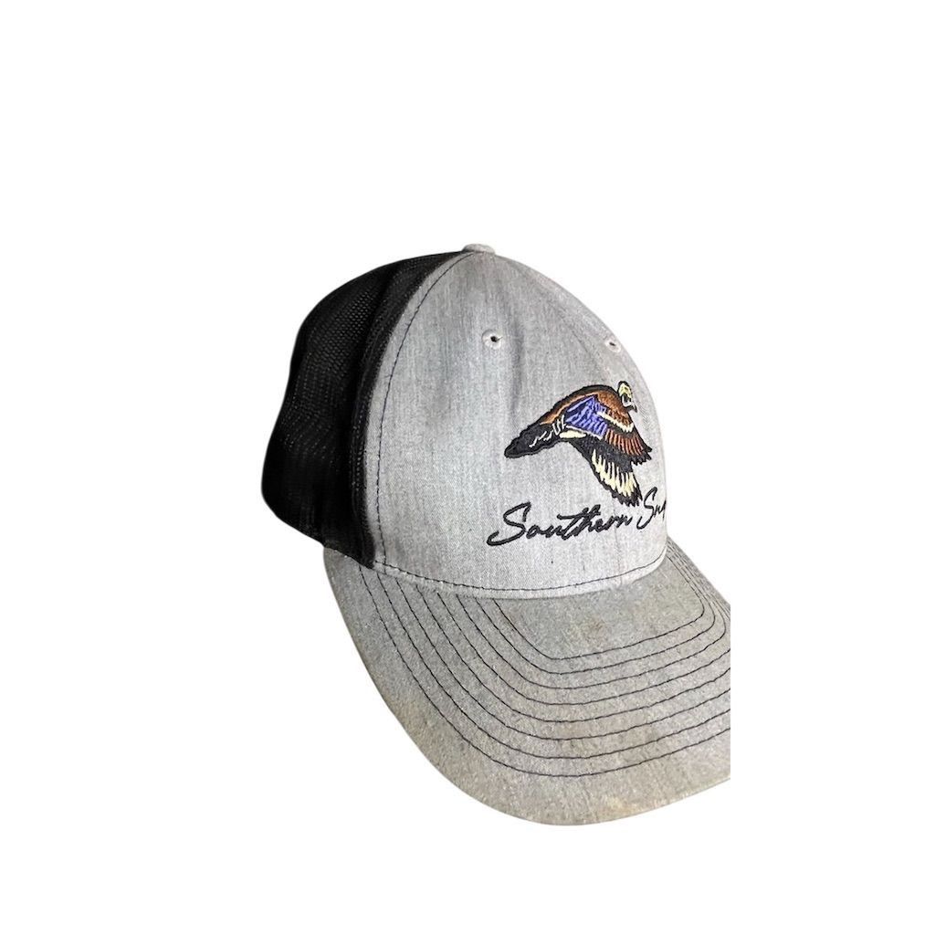 Other Y2K Distressed Gray and Black Trucker Hat with Snap Duck Size ONE SIZE - 2 Thumbnail