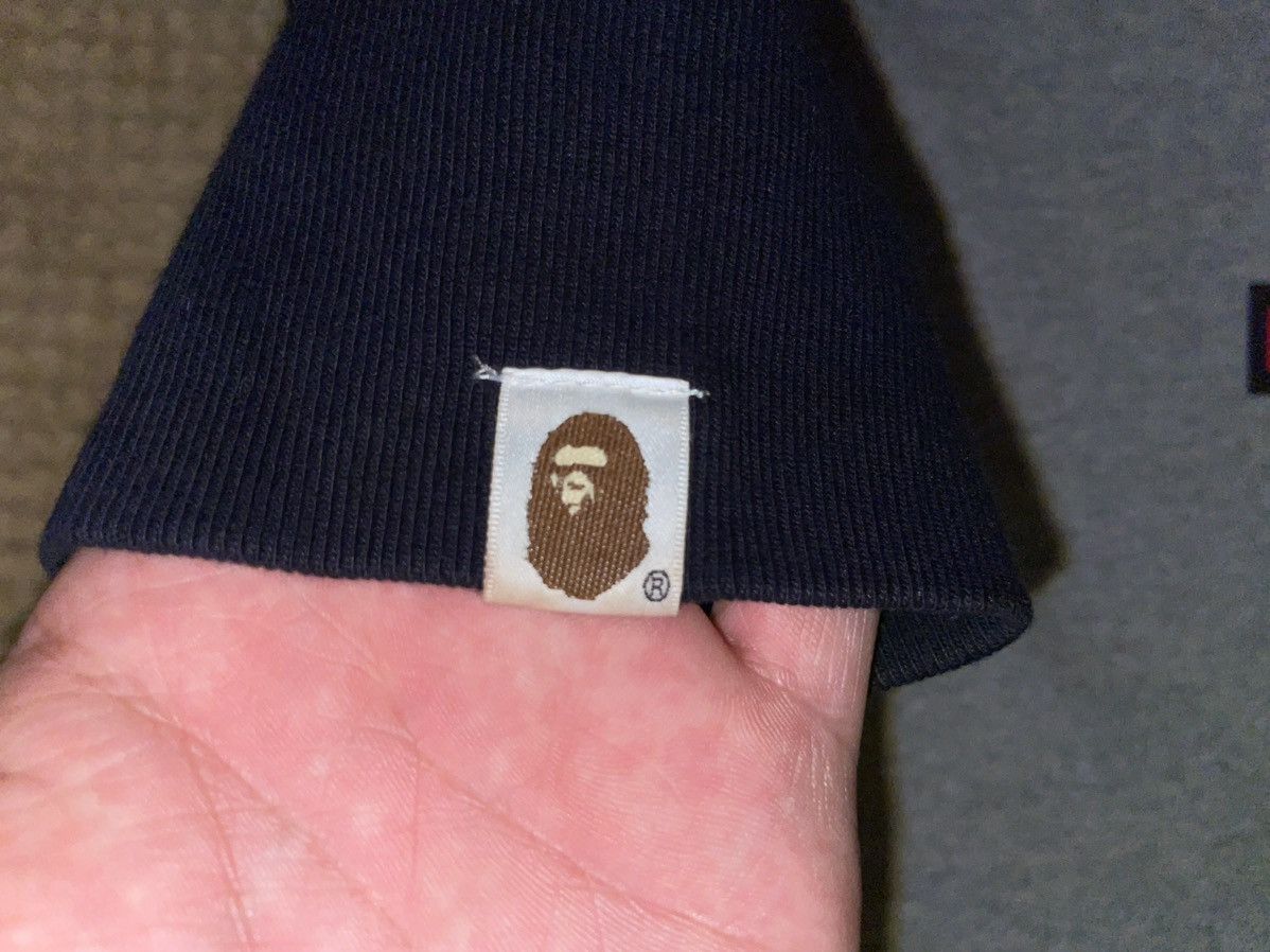 Bape Navy Blue/ Grey WGM Shark BAPE Sweatshirt Size US M / EU 48-50 / 2 - 4 Thumbnail