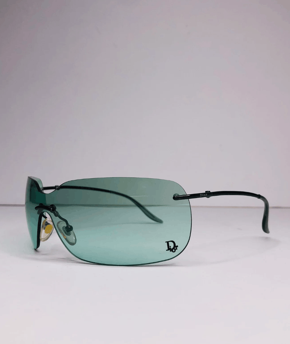 Christian Dior Monsieur × Dior × Vintage DIOR Sunglasses Bowling Wrap Shield Mask Ski Bike Pop Size ONE SIZE - 1 Thumbnail