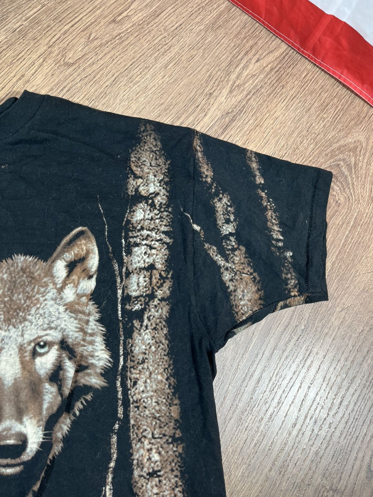 Band Tees Vintage 90s Radical Nature Wolf T Shirt Size US XXL / EU 58 / 5 - 4 Thumbnail