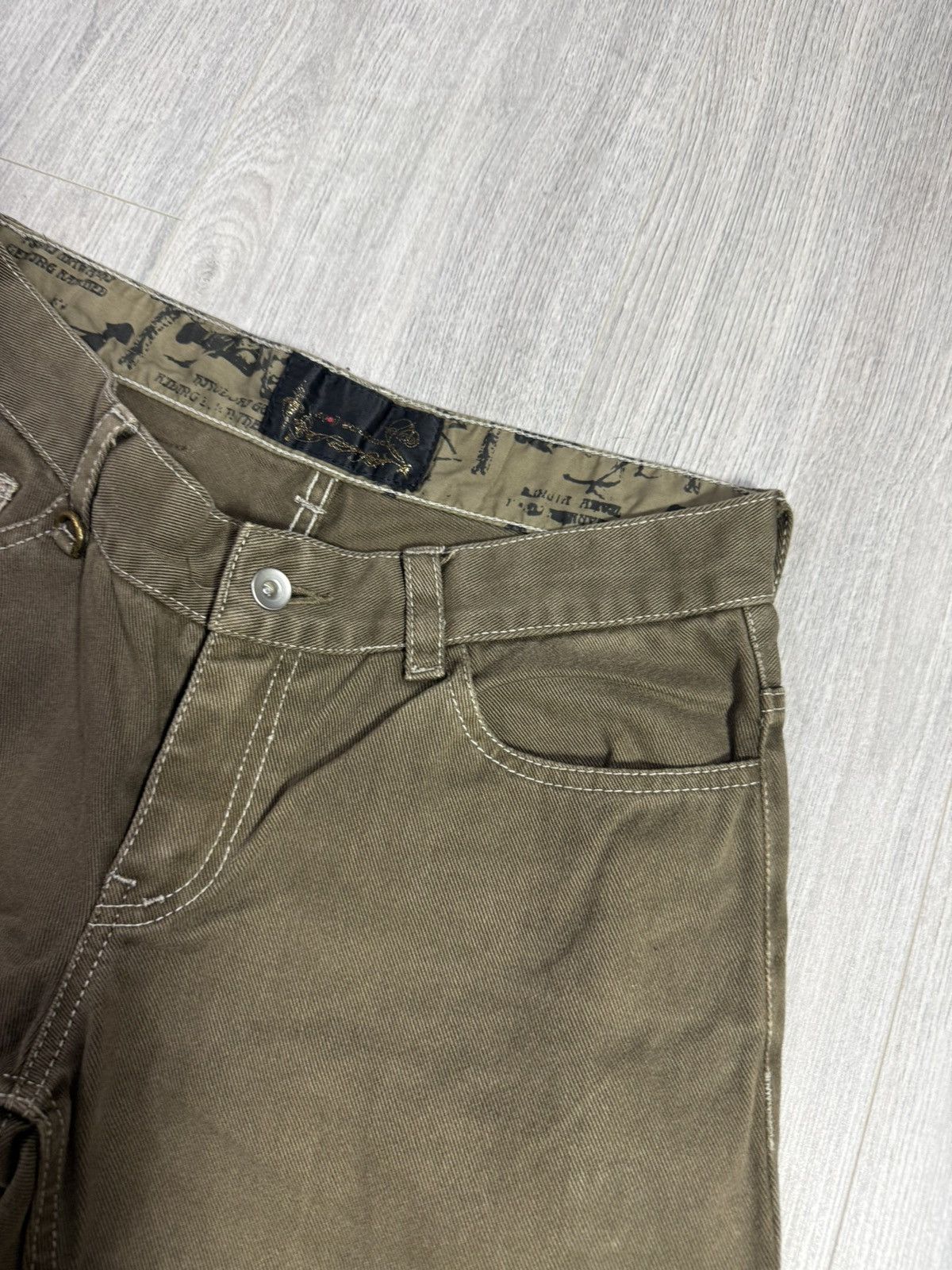 Japanese Brand Kyoji Maruyama archive cargo jeans Y2K Japan designer rare Size US 32 / EU 48 - 9 Thumbnail