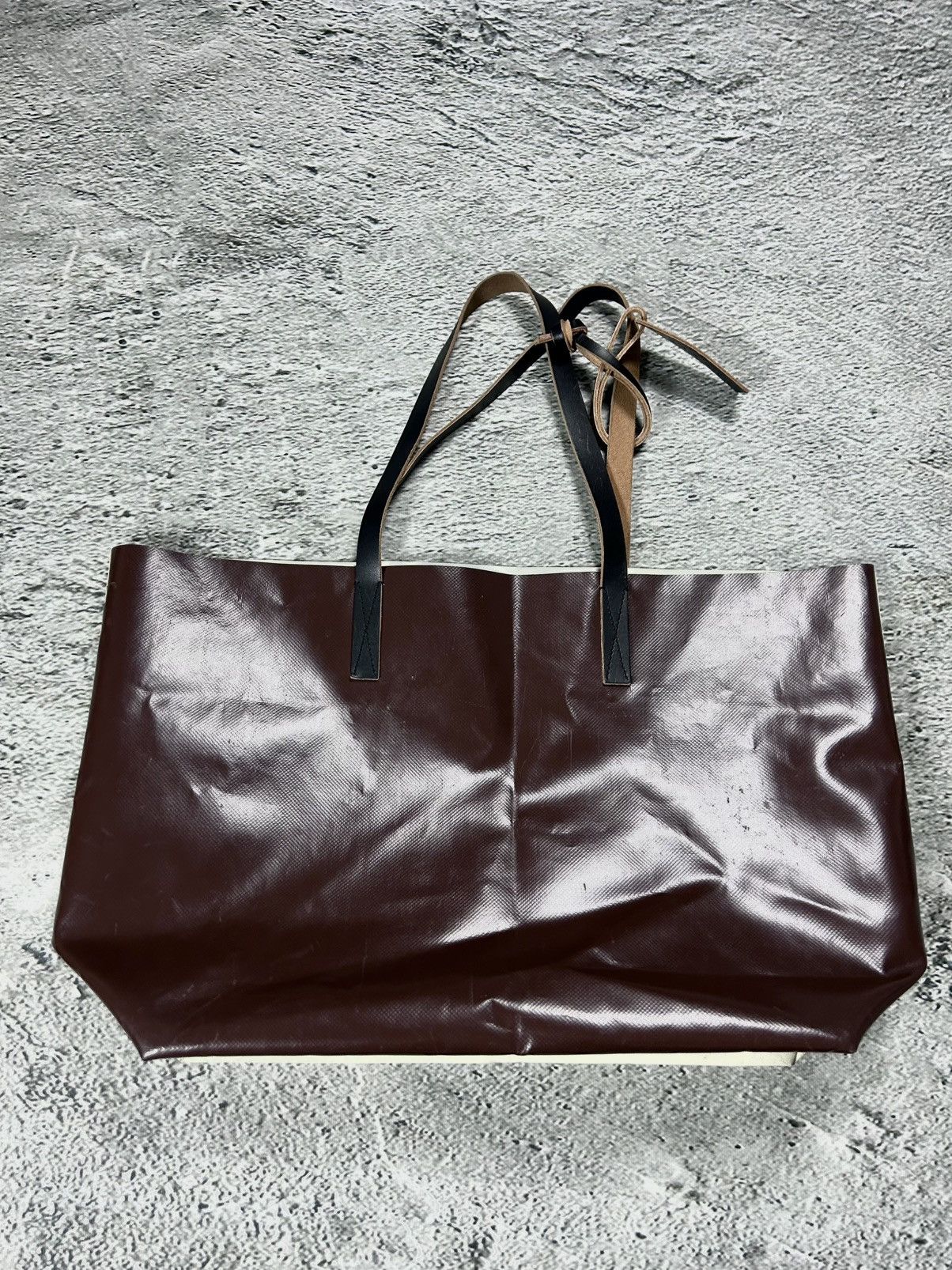 Marni Marni bag with leather handles beige Size ONE SIZE - 6 Thumbnail