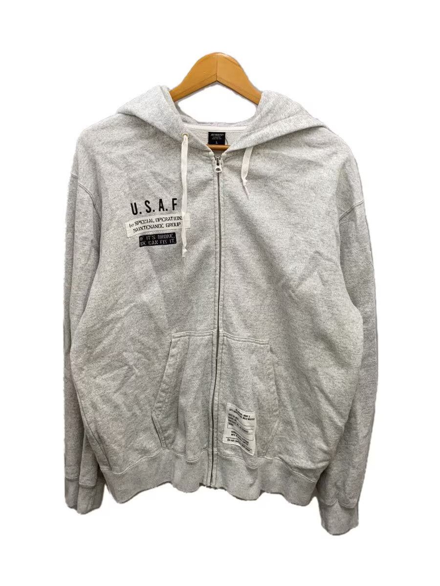 Avirex Avirex Cotton Zip Hoodie Gray Size US L / EU 52-54 / 3 - 1 Thumbnail