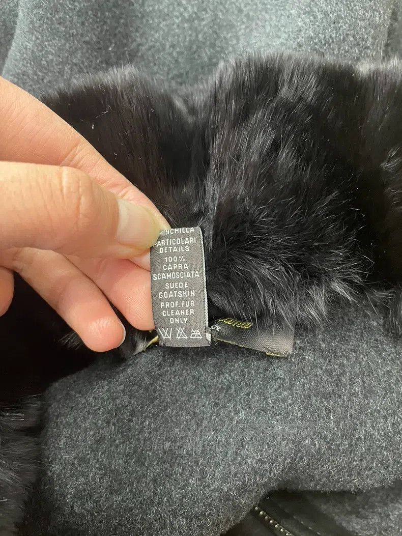 Loro Piana LORO PIANA Black Cashmere Lined Dragon Plush Fur Cloak Coa Size M / US 6-8 / IT 42-44 - 5 Thumbnail