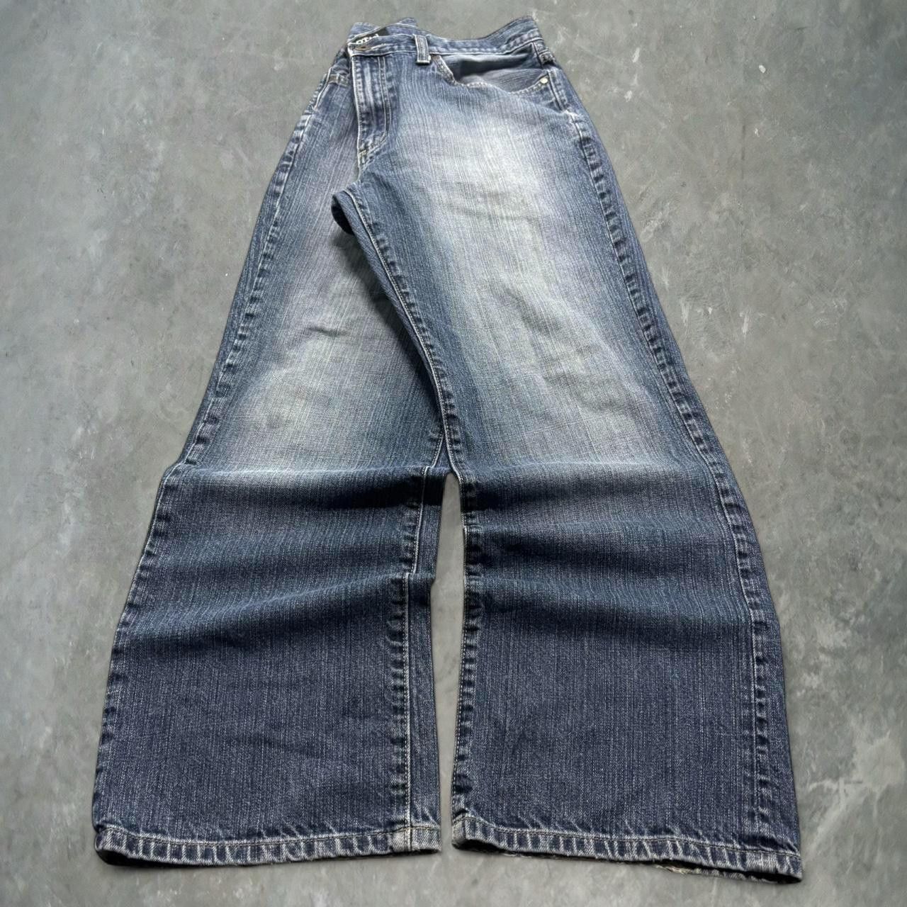 Vintage Crazy Vintage Y2K 2000s Baggy Wideleg Apt9 Dark Wash Skater Streetwear Denim Jeans! Size US 36 / EU 52 - 3 Thumbnail