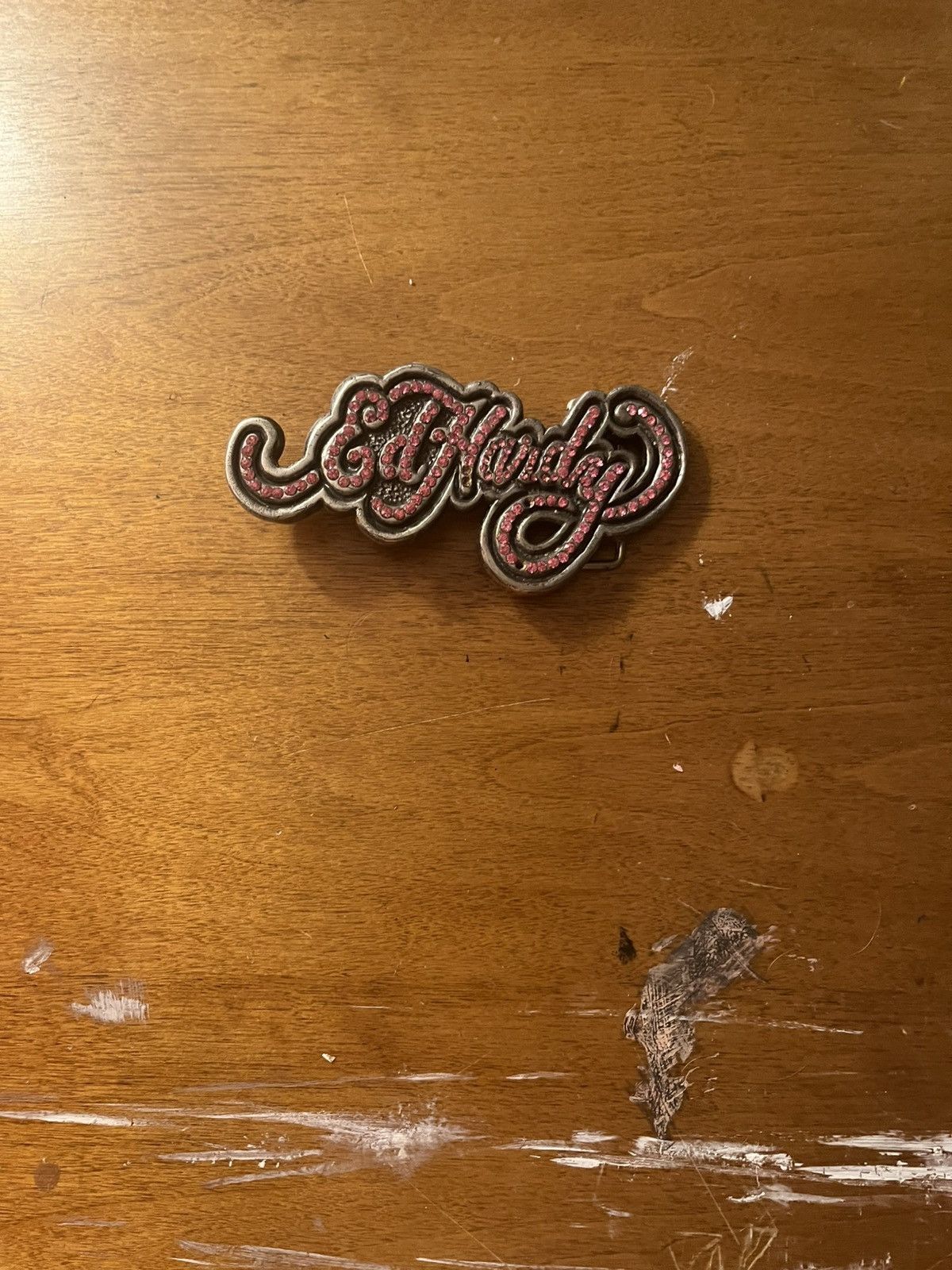 Ed Hardy Pink ed hardy rhinestone belt buckle Size ONE SIZE - 1 Thumbnail