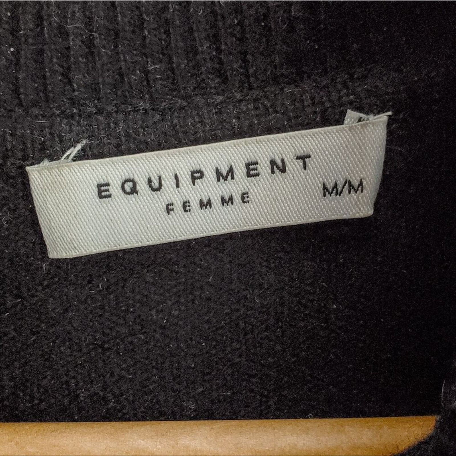 Equipment Equipment Black Gray 100% Cashmere Oscar Sweater Dress Sz M Size M / US 6-8 / IT 42-44 - 5 Thumbnail
