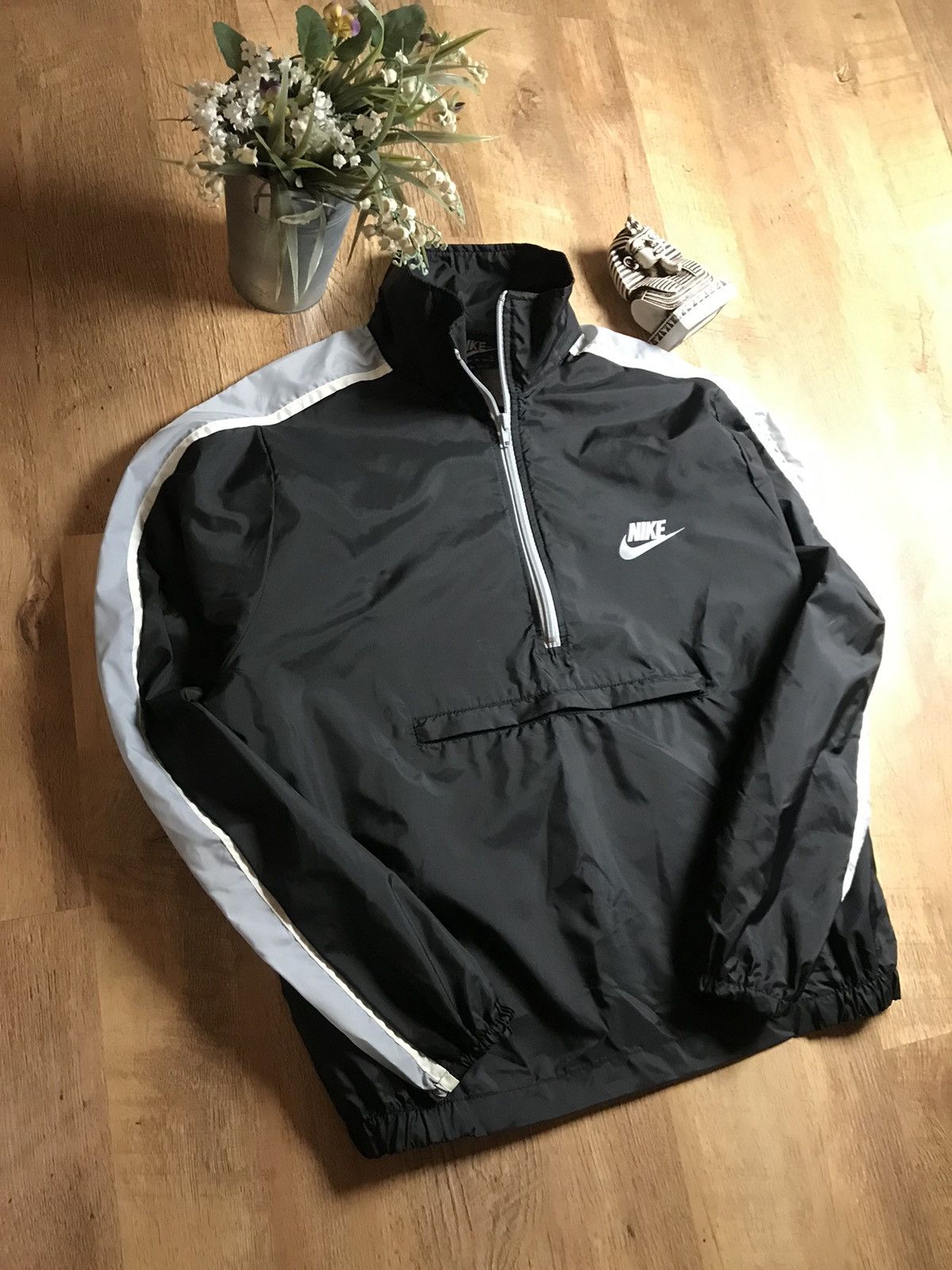 Nike × Vintage Rare Nike Vintage Nylon Anorak light jacket made in Taiwan Size US S / EU 44-46 / 1 - 5 Thumbnail